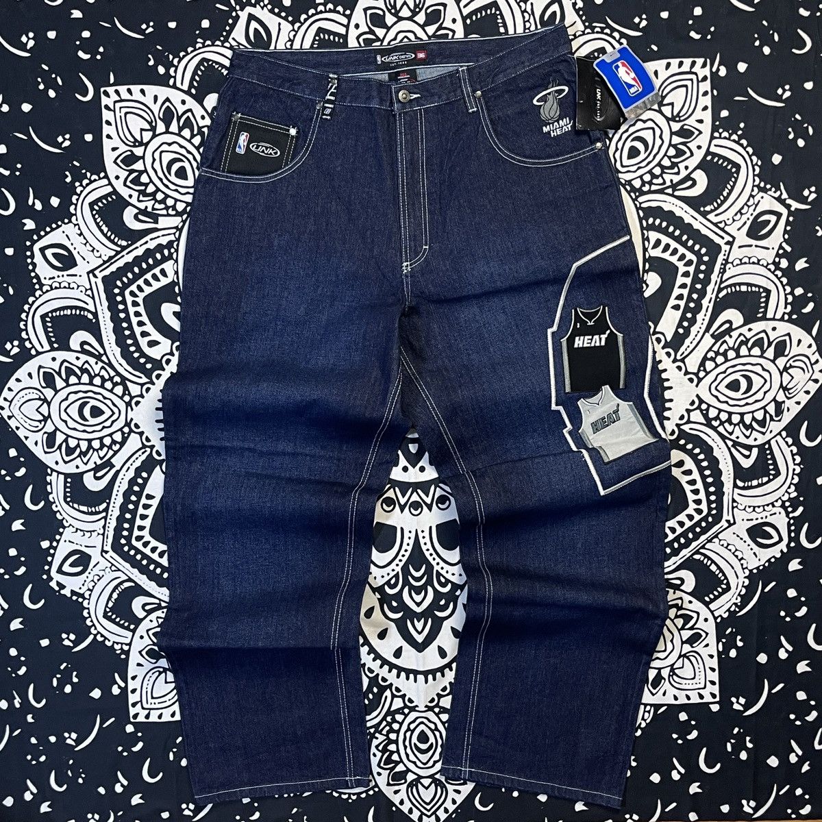 Other “Vintage Unk Nba Denim Heat Size 36” Size US 36 / EU 52 - 1 Thumbnail