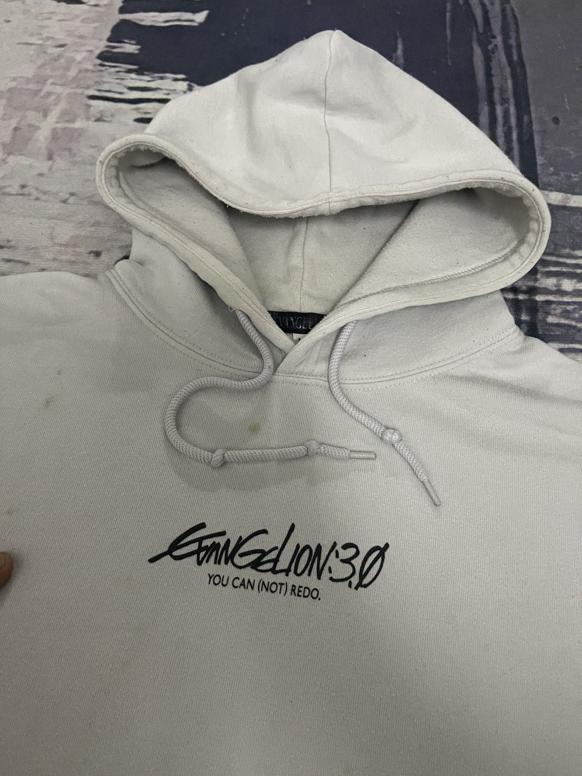 Anime VINTAGE Y2K NEON GENESIS EVANGELION PULLOVER HOODIE Size US M / EU 48-50 / 2 - 6 Thumbnail