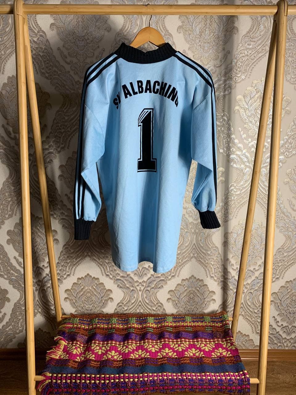 Adidas × Vintage VERY RARE ADIDAS SV ALBACHING SOCCER JERSEY GOALKEEPER 90s Size US L / EU 52-54 / 3 - 1 Thumbnail