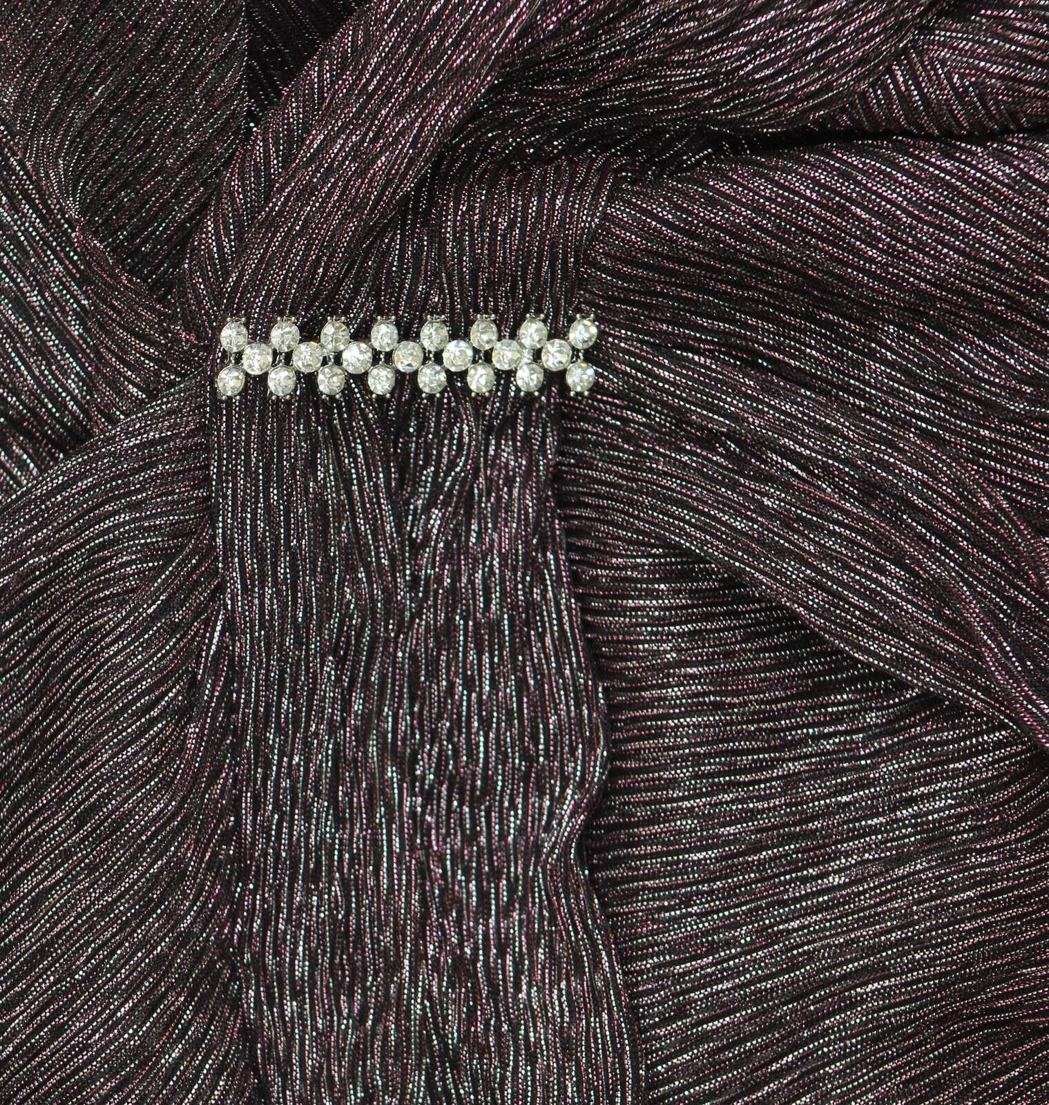 Other Nwt R & M Richards Caplet Overlay Maxi Dress Purple Wine 6 Size M / US 6-8 / IT 42-44 - 7 Thumbnail