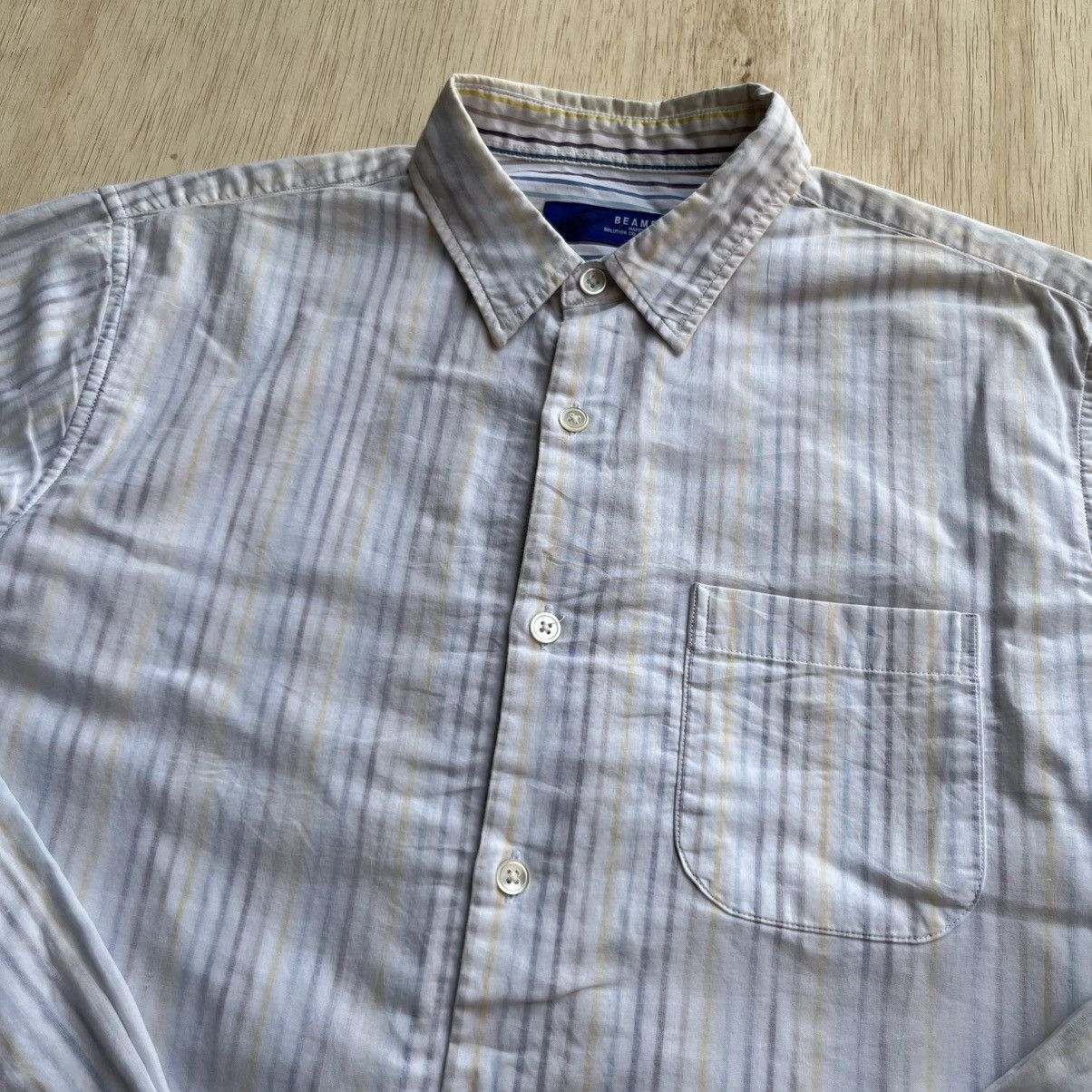 Beams Plus BEAMS JAPAN BUTTON LONG SLEEVE SHIRT STRIPES 2 LAYER Size US M / EU 48-50 / 2 - 2 Thumbnail