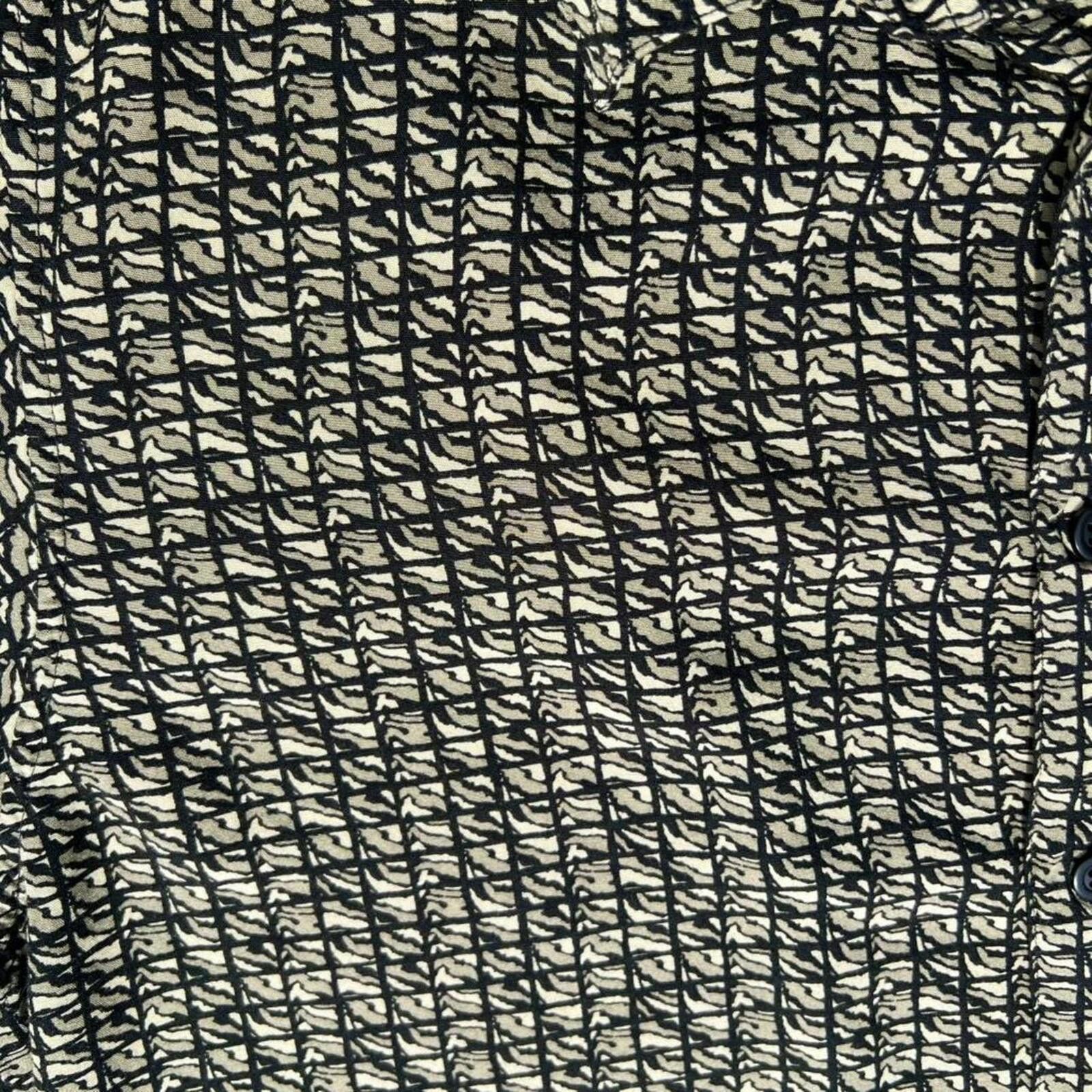 Liz Claiborne Neo-Vintage Y2K Camo Grid Pattern Club Shirt Size US XL / EU 56 / 4 - 4 Thumbnail