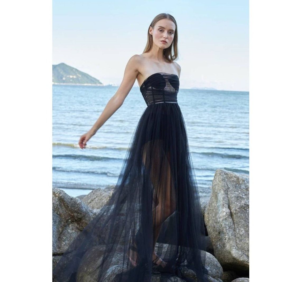 chinese dress ladies Free People Women's Taking Sides Maxi Dress, Black, M at Amazon Women's  Clothing store main image 0