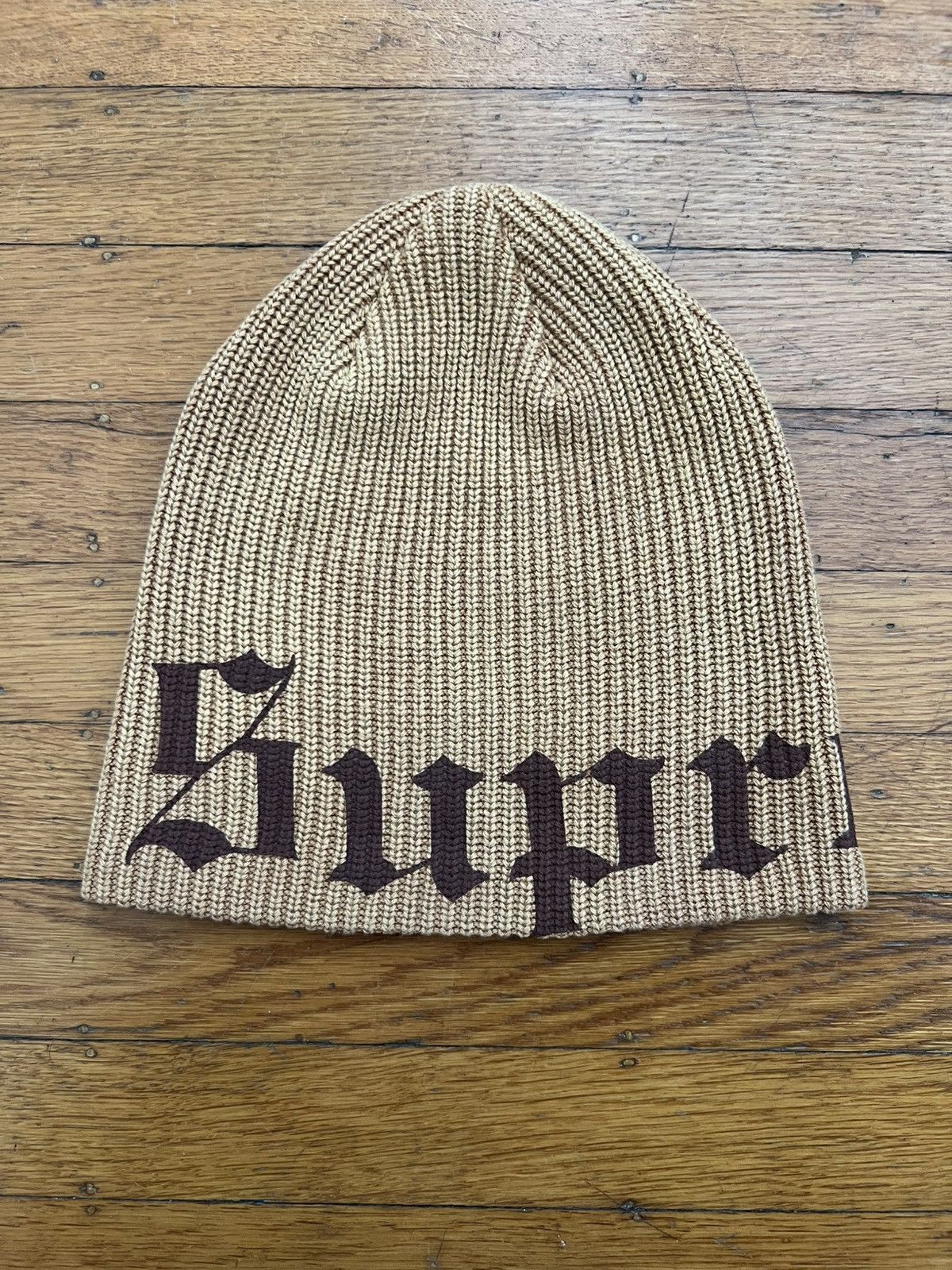 Supreme Old English Beanie | Grailed