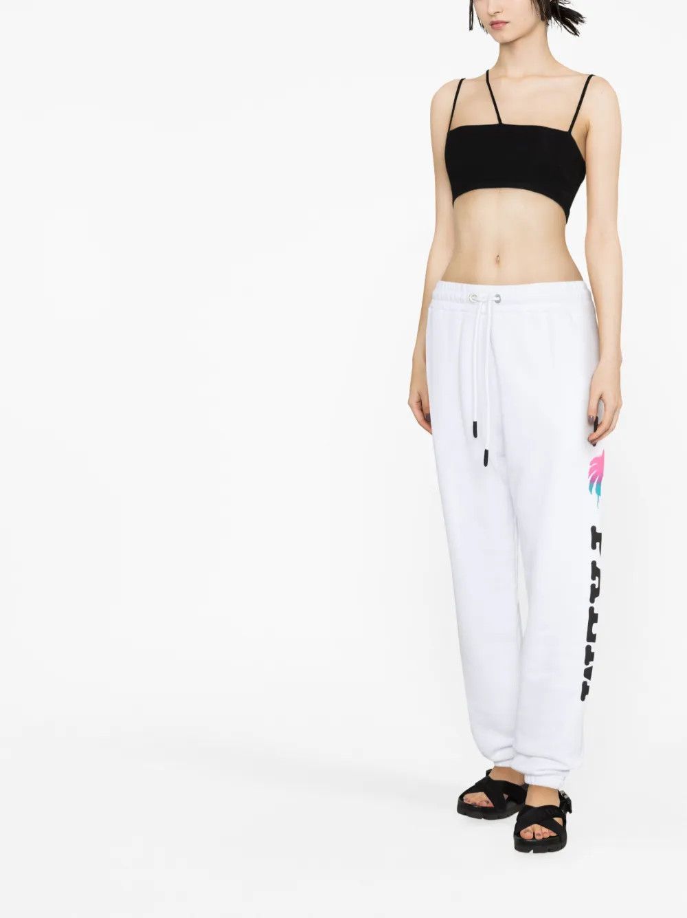 Palm Angels o1y1125 Jogger in White Size 28" / US 6 / IT 42 - 4 Thumbnail