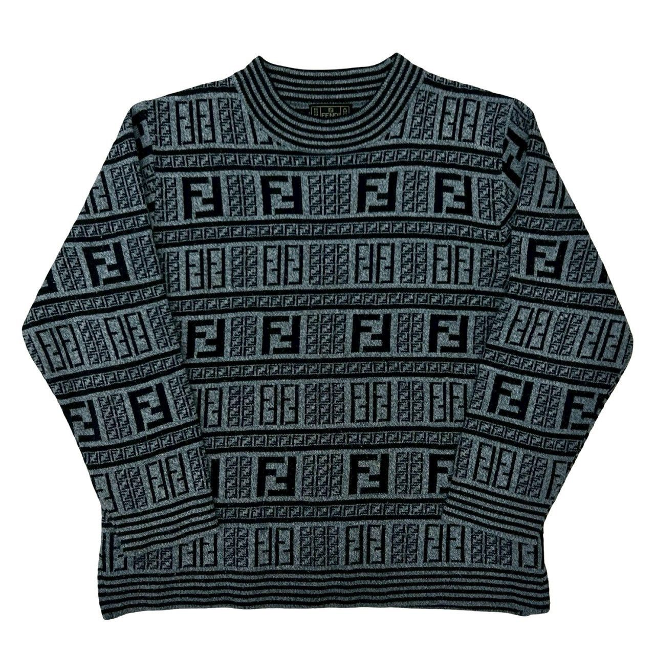 Fendi Fendi Fendi FF Wool Acrylic Sweater Textile Tops DUTY FREE for USA Size ONE SIZE - 1 Thumbnail