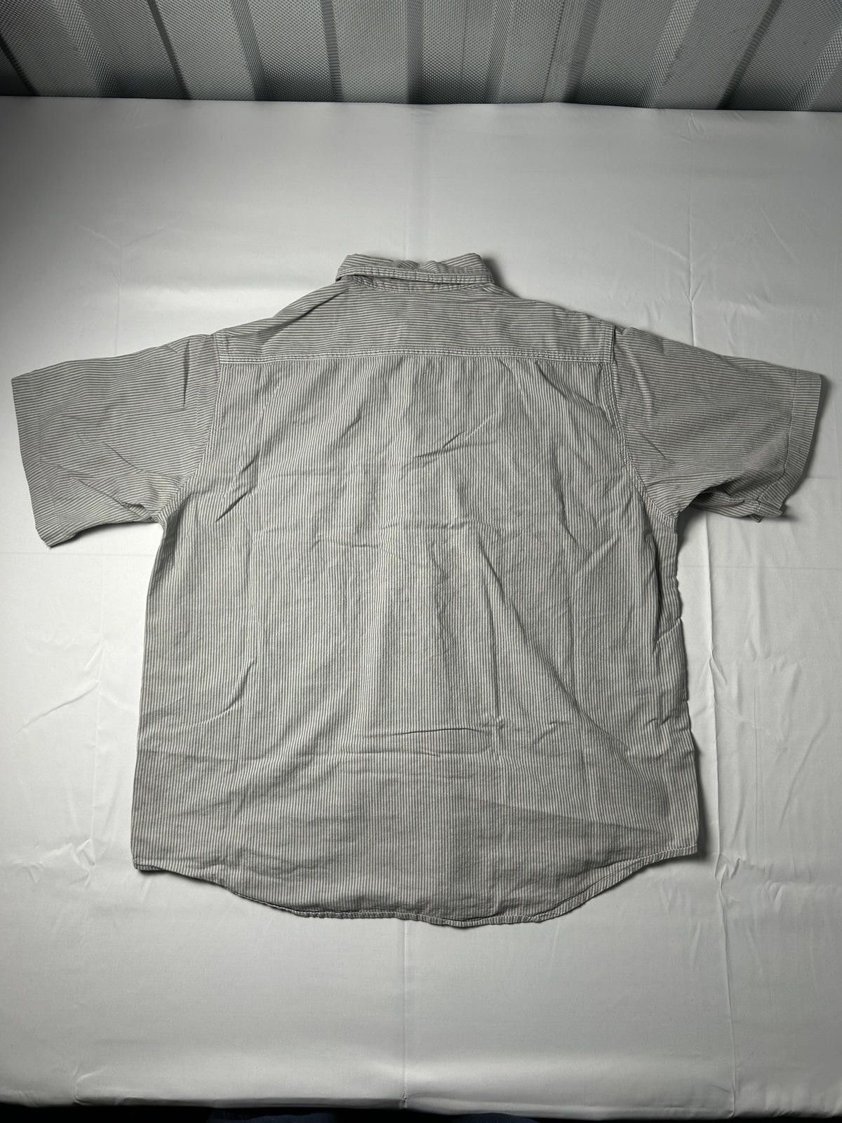 Carhartt Carhartt Pocket Shirt Heavyweight Pinstripe Workwear Grey Size US XL / EU 56 / 4 - 7 Thumbnail