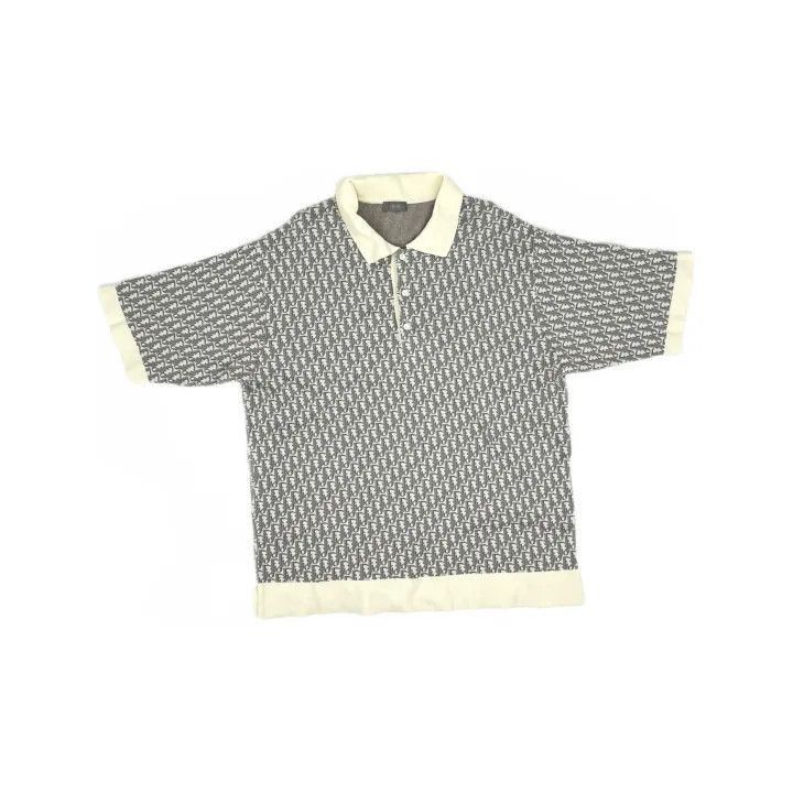 Dior Dior Patterned Button-Up Short Sleeve Polo 0079-2507 Size US XL / EU 56 / 4 - 2 Thumbnail