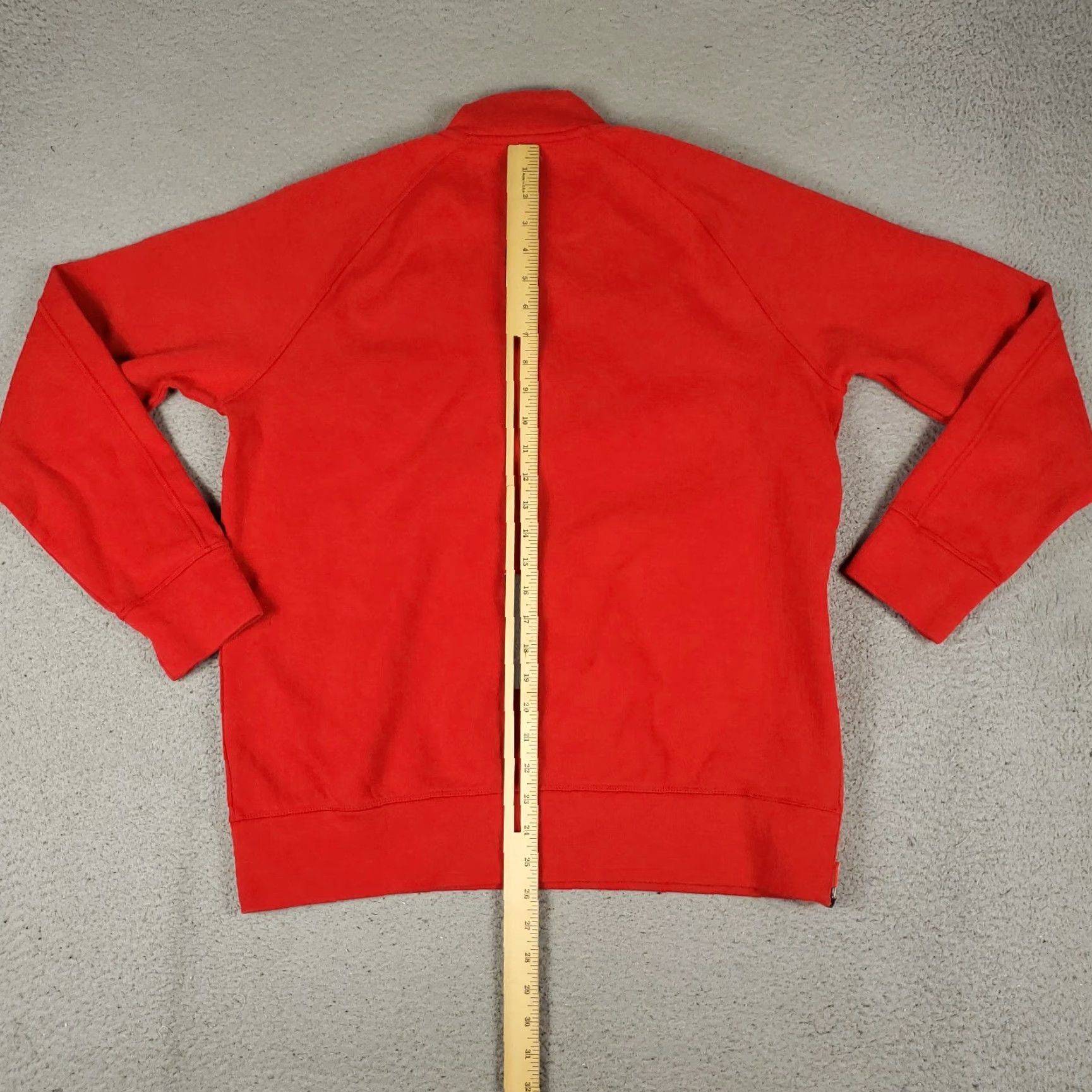 Apple Apple Mens Size Medium Red 1/4 Zip Pullover Sweater Shirt Size US M / EU 48-50 / 2 - 5 Thumbnail