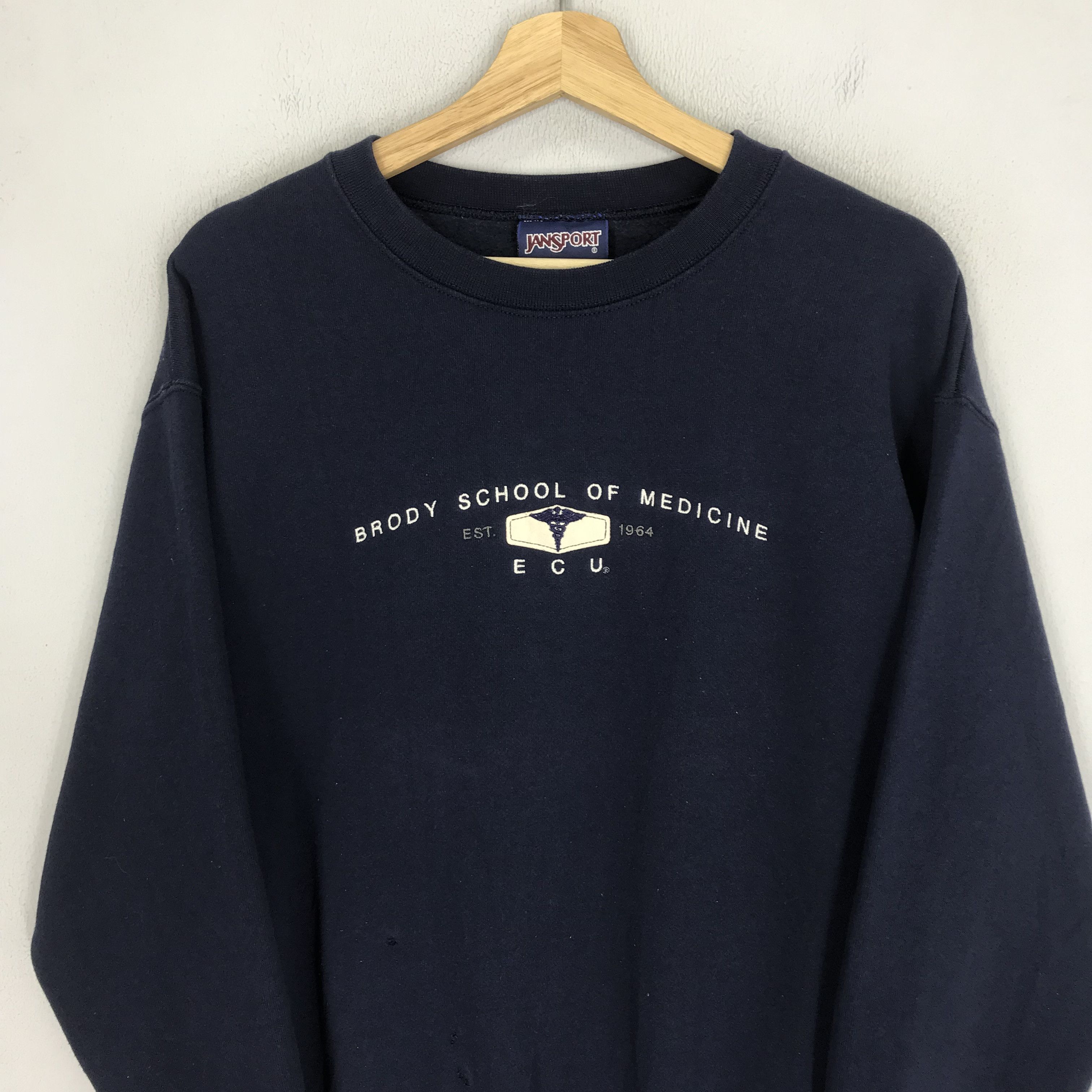 Jansport Vintage East Carolina University Blue Sweatshirt - 371 Size US M / EU 48-50 / 2 - 5 Thumbnail