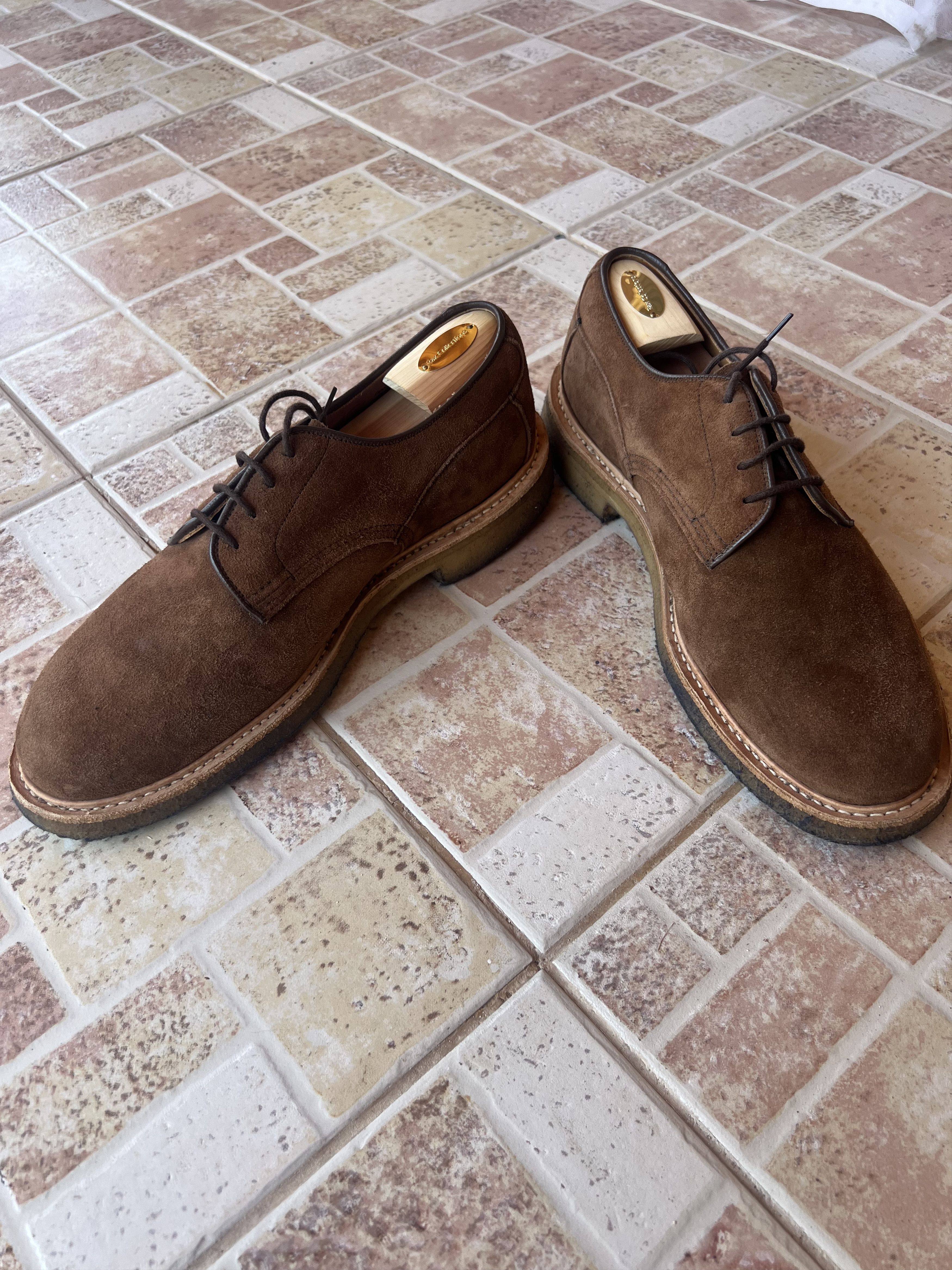 Other Trickers reverse kudu suede derbies Size US 12 / EU 45 - 3 Thumbnail