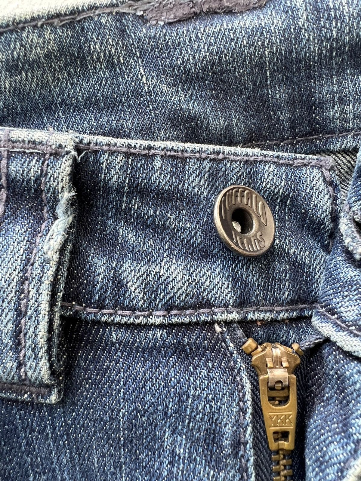 BUFFALO BOBS VTG Buffalo Jeans Japan Distress Denim Stretch Flare Jeans Size US 29 - 7 Thumbnail