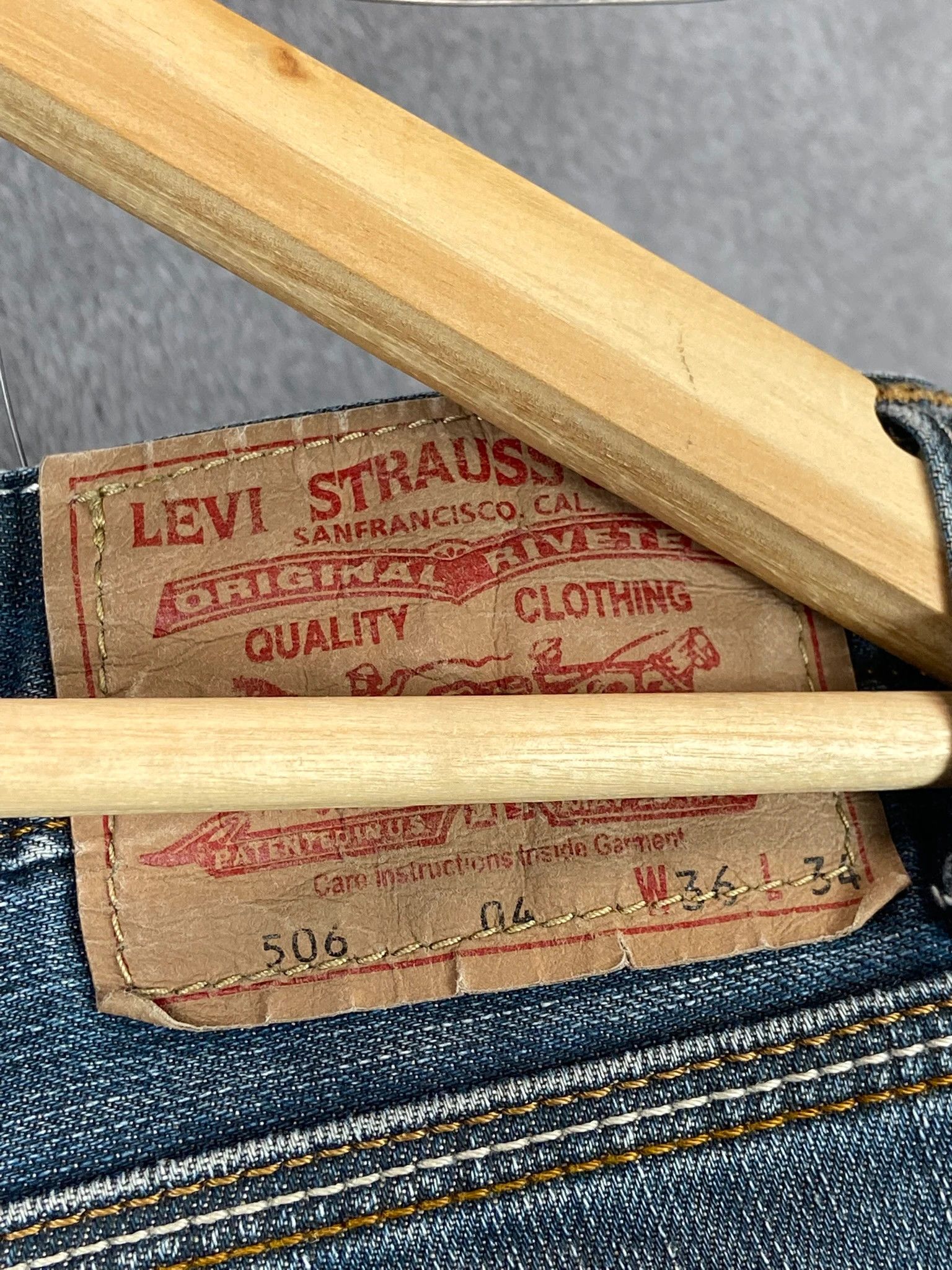 Levi's Pants Levi’s 506 Standard Vintage Streetwear Y2K High End Size US 36 / EU 52 - 4 Thumbnail