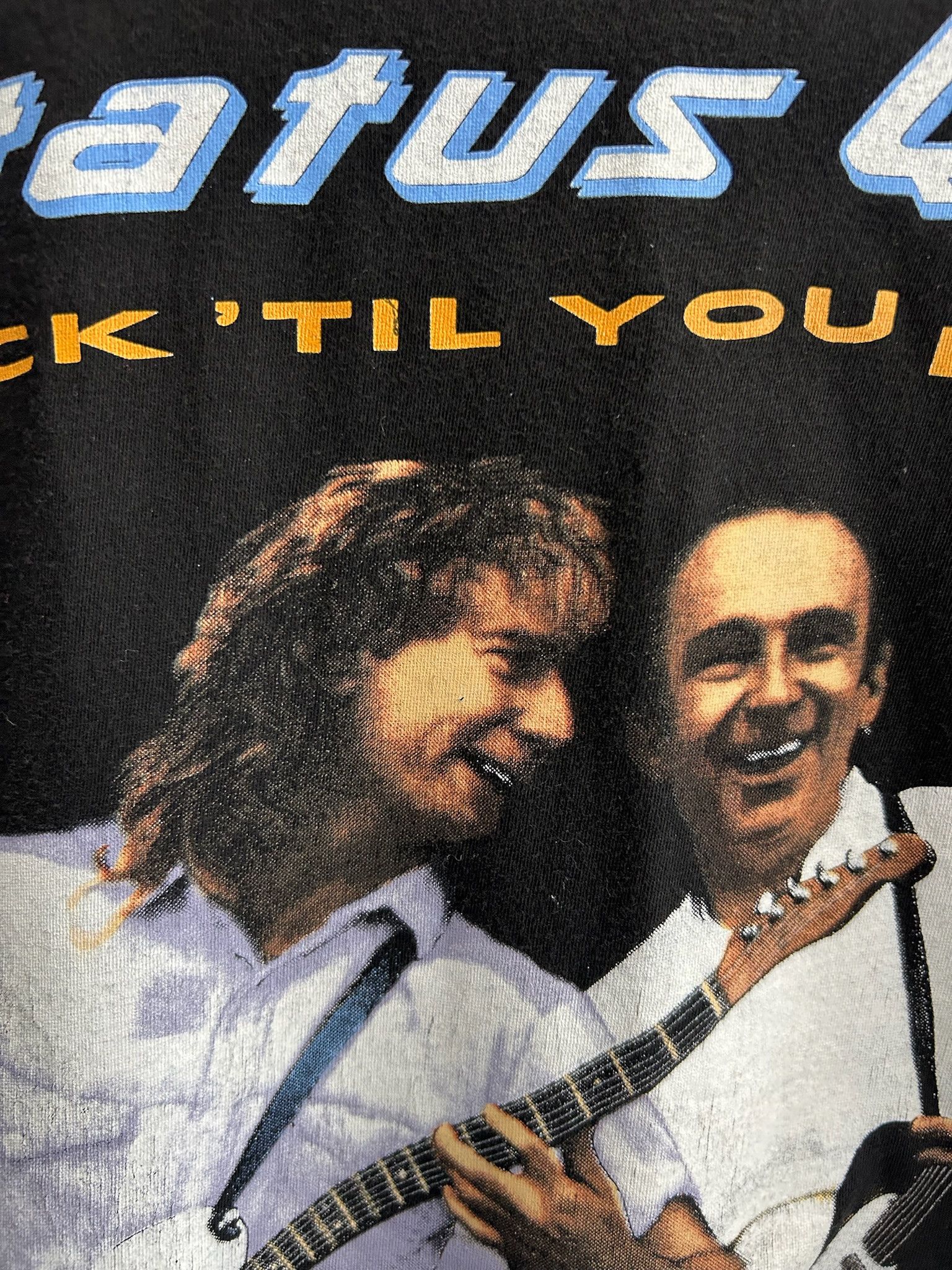 Band Tees Vintage 1992 Status Quo Rock'Til You Rock Band Tour T-shirt Size US M / EU 48-50 / 2 - 4 Thumbnail