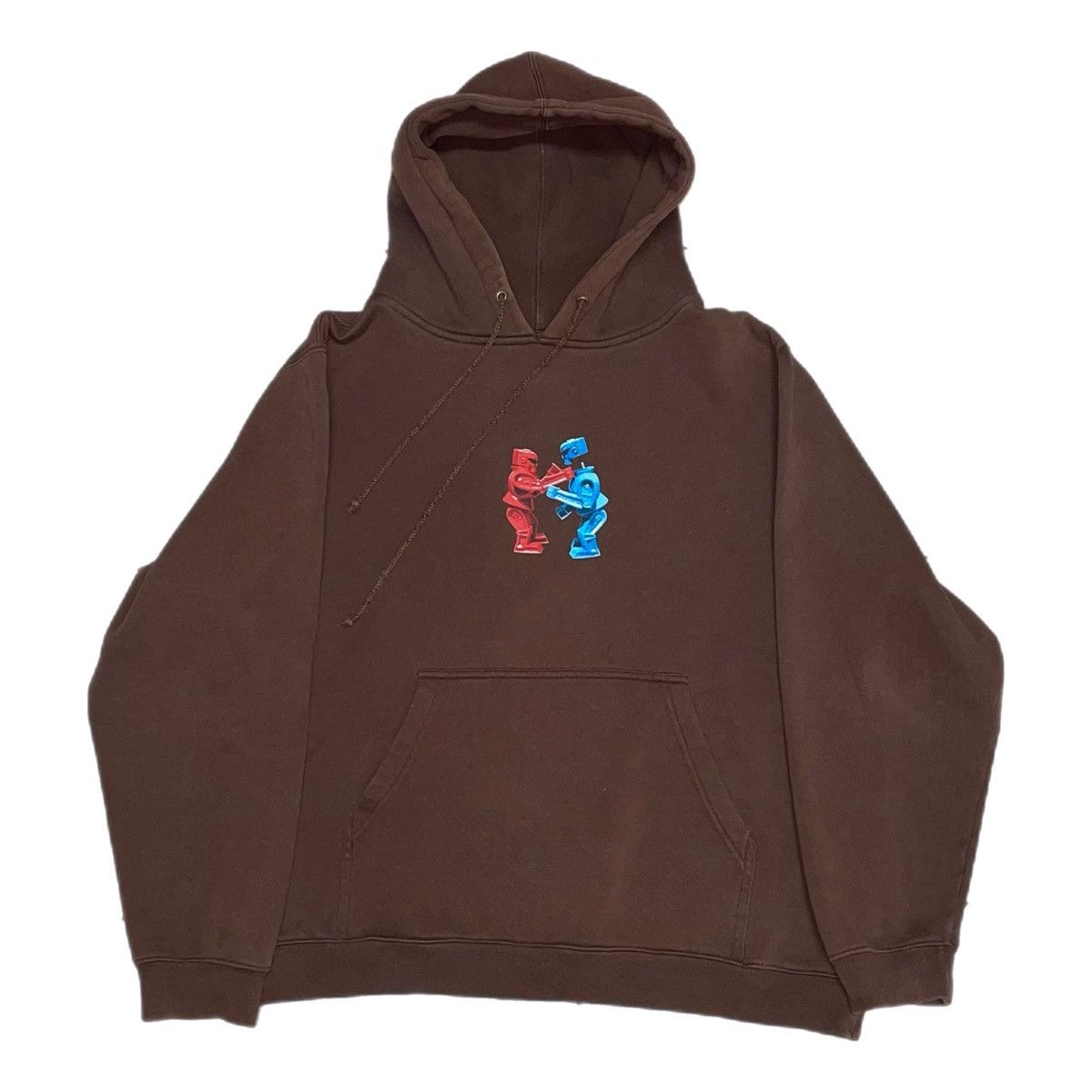Stussy Stussy Vintage Rockem’ Sockem’ Chocolate Hoodie VERY RARE Size US M / EU 48-50 / 2 - 1 Thumbnail