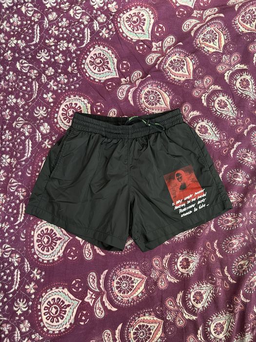 Off white mona lisa hot sale shorts