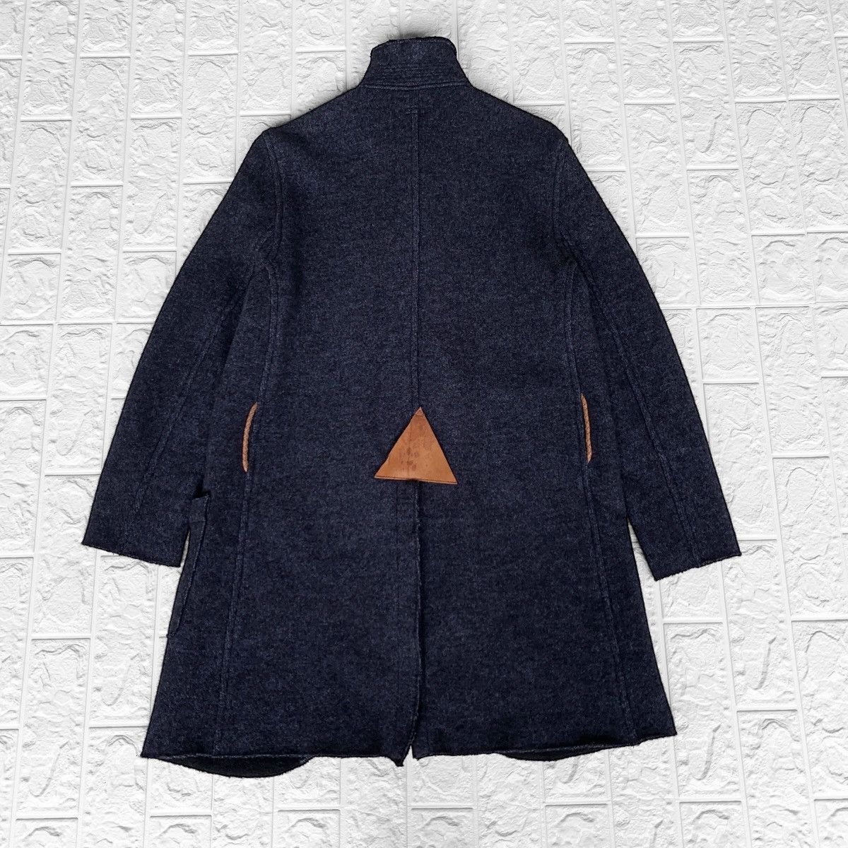 Kapital Japan Wool Coat + Parts Leather