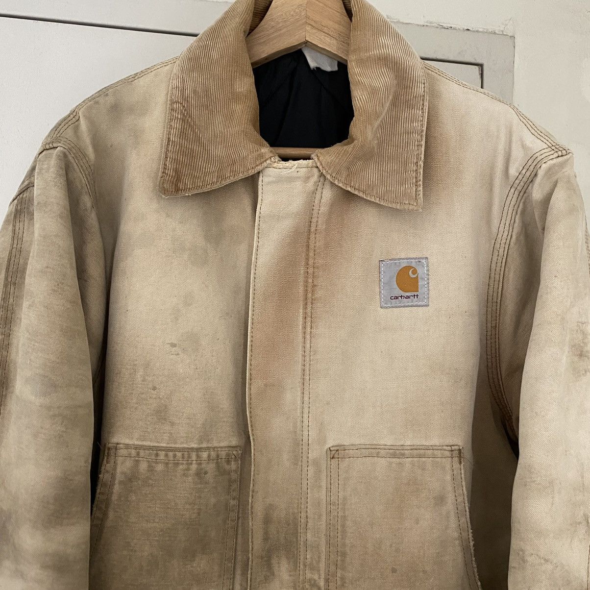 Carhartt Thrashed! VTG 90’s Carhartt Arctic Faded Dirty Work Jacket Size US M / EU 48-50 / 2 - 7 Thumbnail
