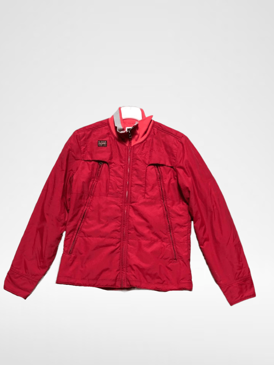 G-Star G-Star Raw Logo Red Jacket Zip Streetwear Size US S / EU 44-46 / 1 - 1 Thumbnail