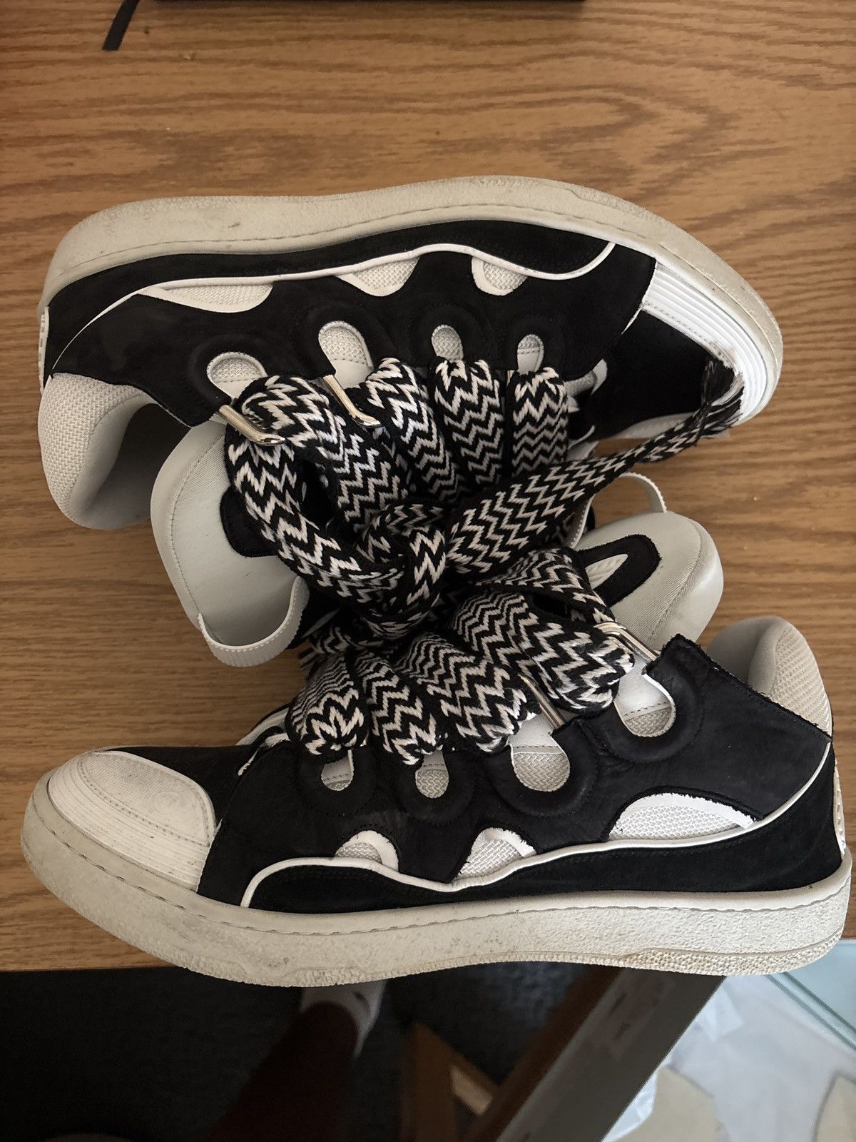 Lanvin Black and white lanvin Size US 11 / EU 44 - 1 Thumbnail