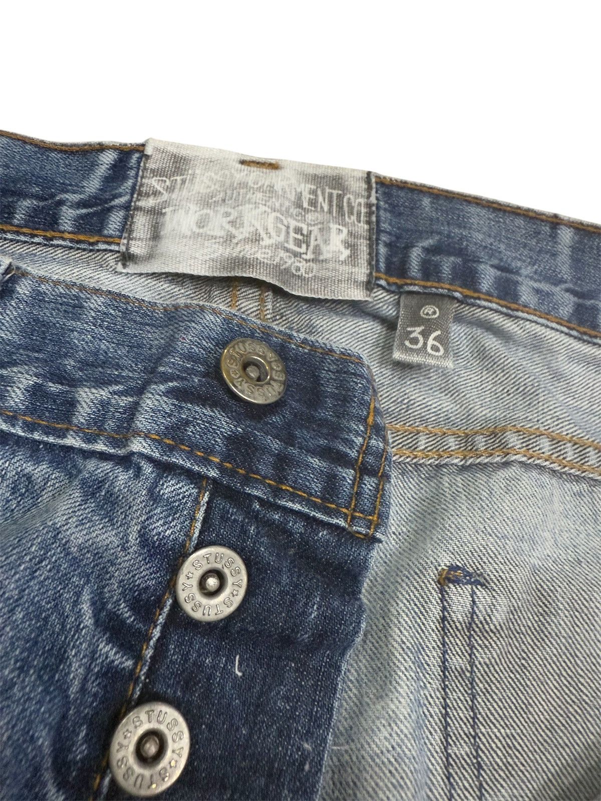 Stussy STUSSY DISTRESSED JEANS Size US 36 / EU 52 - 9 Thumbnail