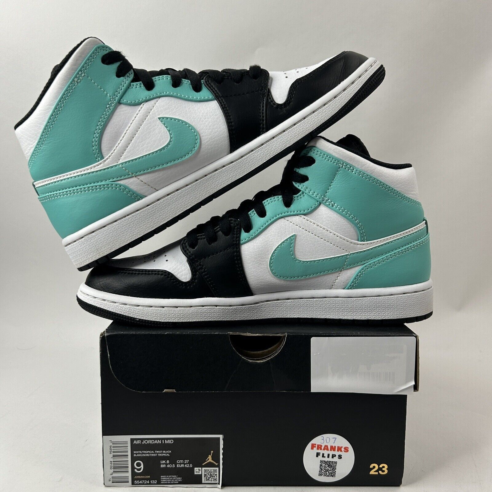 Nike Nike Air Jordan 1 Mid Retro “Tropical Twist” 2024 Size US 9 / EU 42 - 3 Thumbnail
