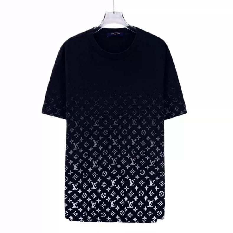 Louis Vuitton Louis Vuitton 23 color-block logo full print cotton crewne Size US L / EU 52-54 / 3 - 1 Thumbnail