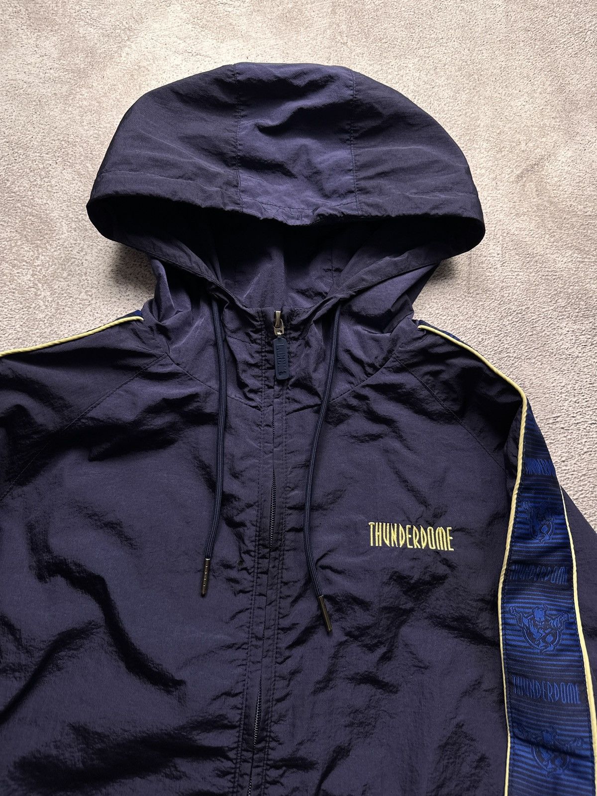 Thunderdome Vintage 00s Thunderdome Hardcore Rave Gabber Big Logo Jacket Size US L / EU 52-54 / 3 - 5 Thumbnail