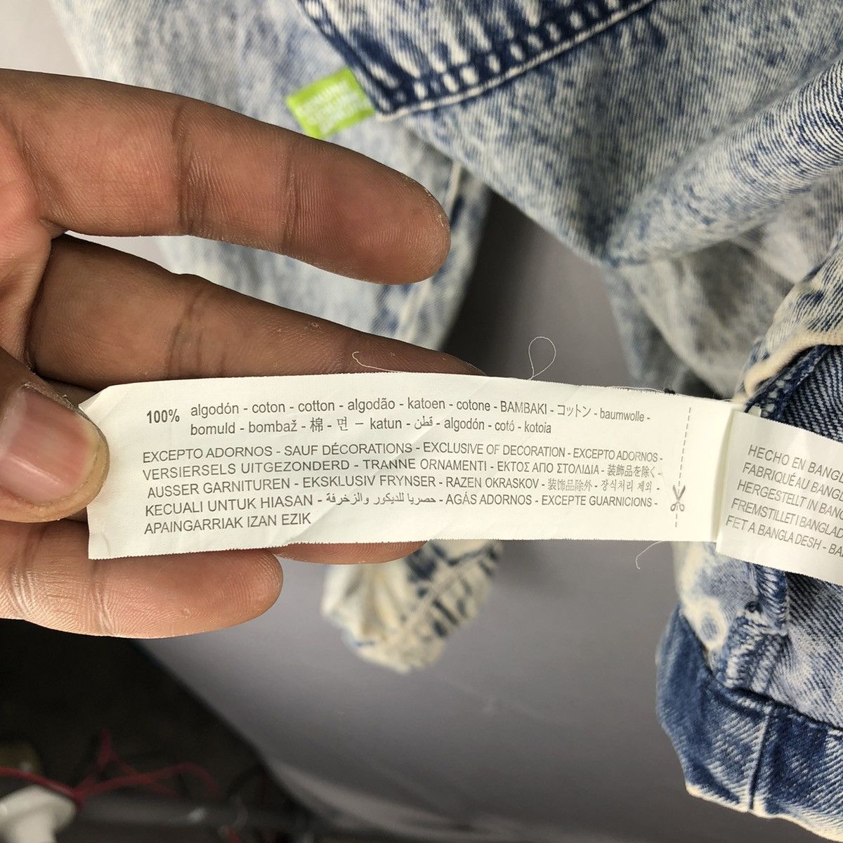 Bershka Anorak Denim Jacket Crazy Faded Pullover by Bershka Size US XL / EU 56 / 4 - 15 Thumbnail