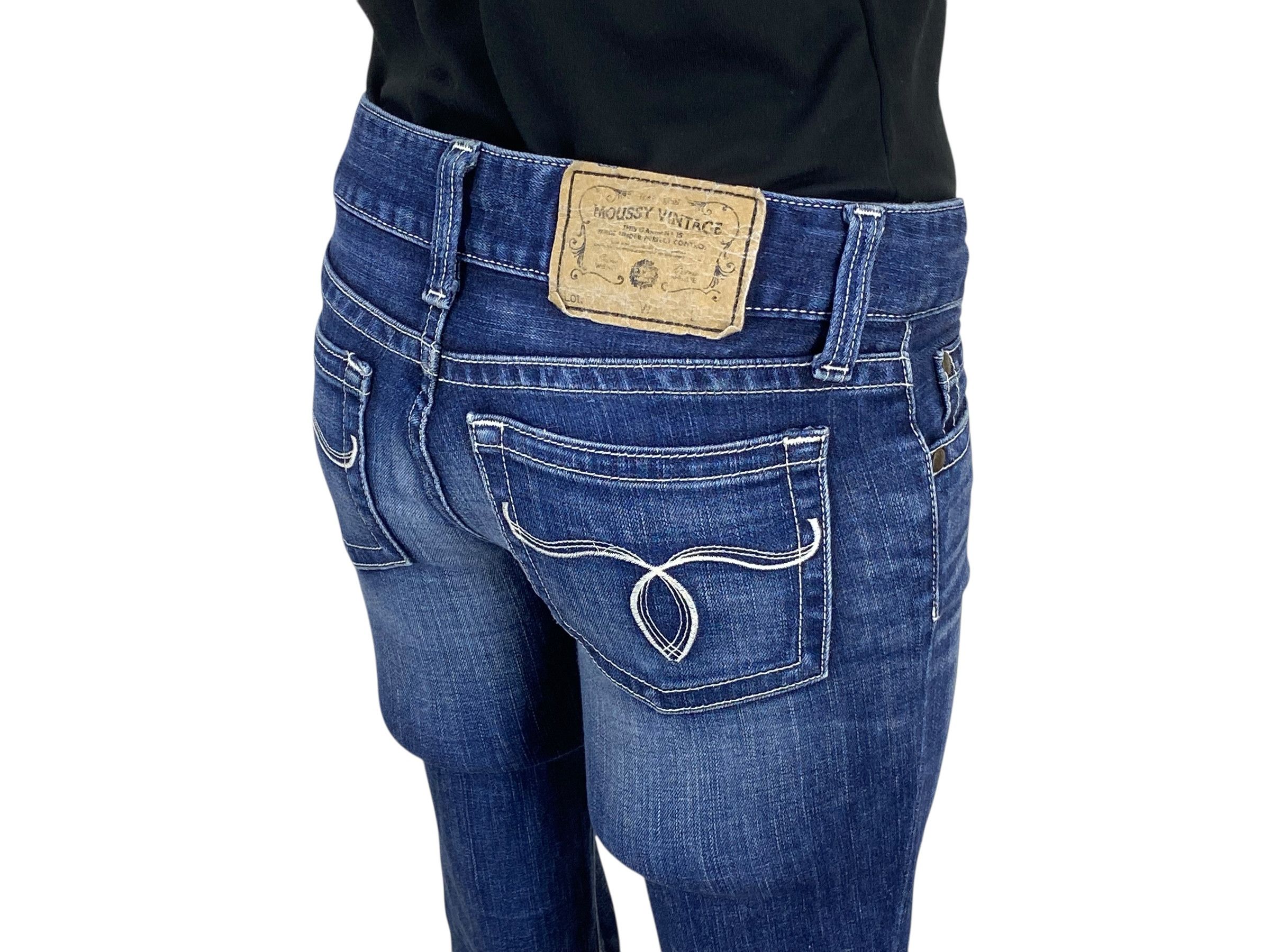 Japanese Brand Moussy Jeans Skinny Jeans Low Rise Jeans Size 25" / US 0 / IT 36 - 7 Thumbnail