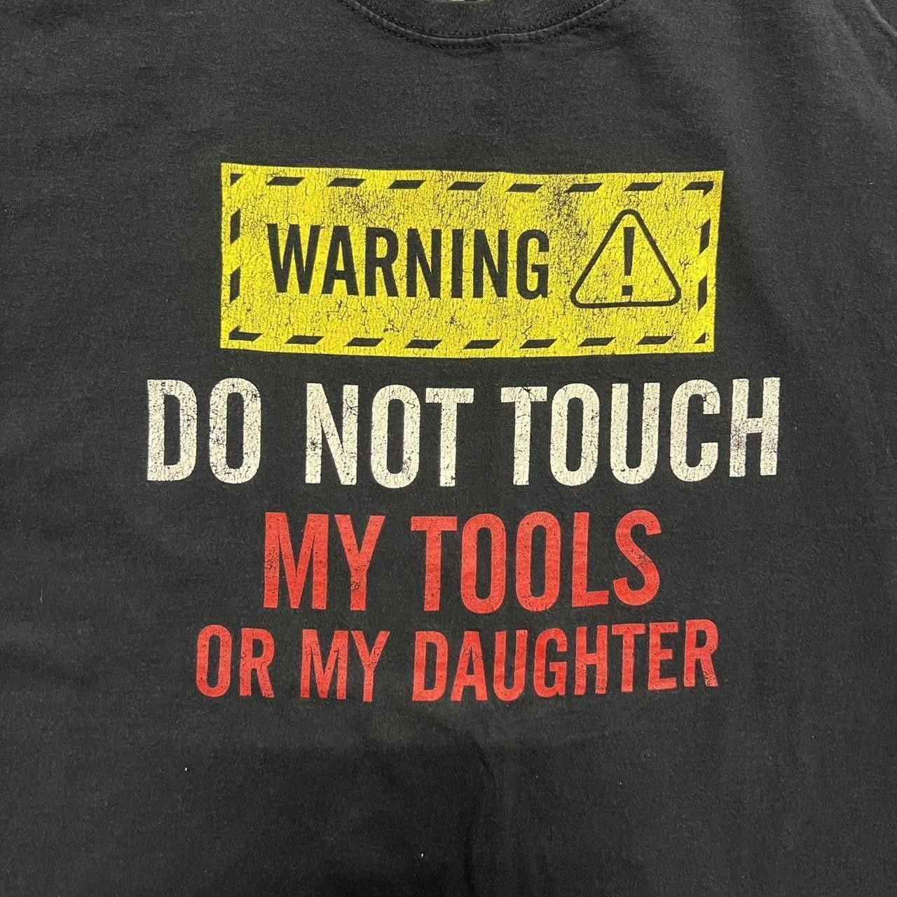 Vintage Vintage Y2K/2000s Funny Dad Joke Comedy Black Graphic Tee! Size US XL / EU 56 / 4 - 2 Thumbnail