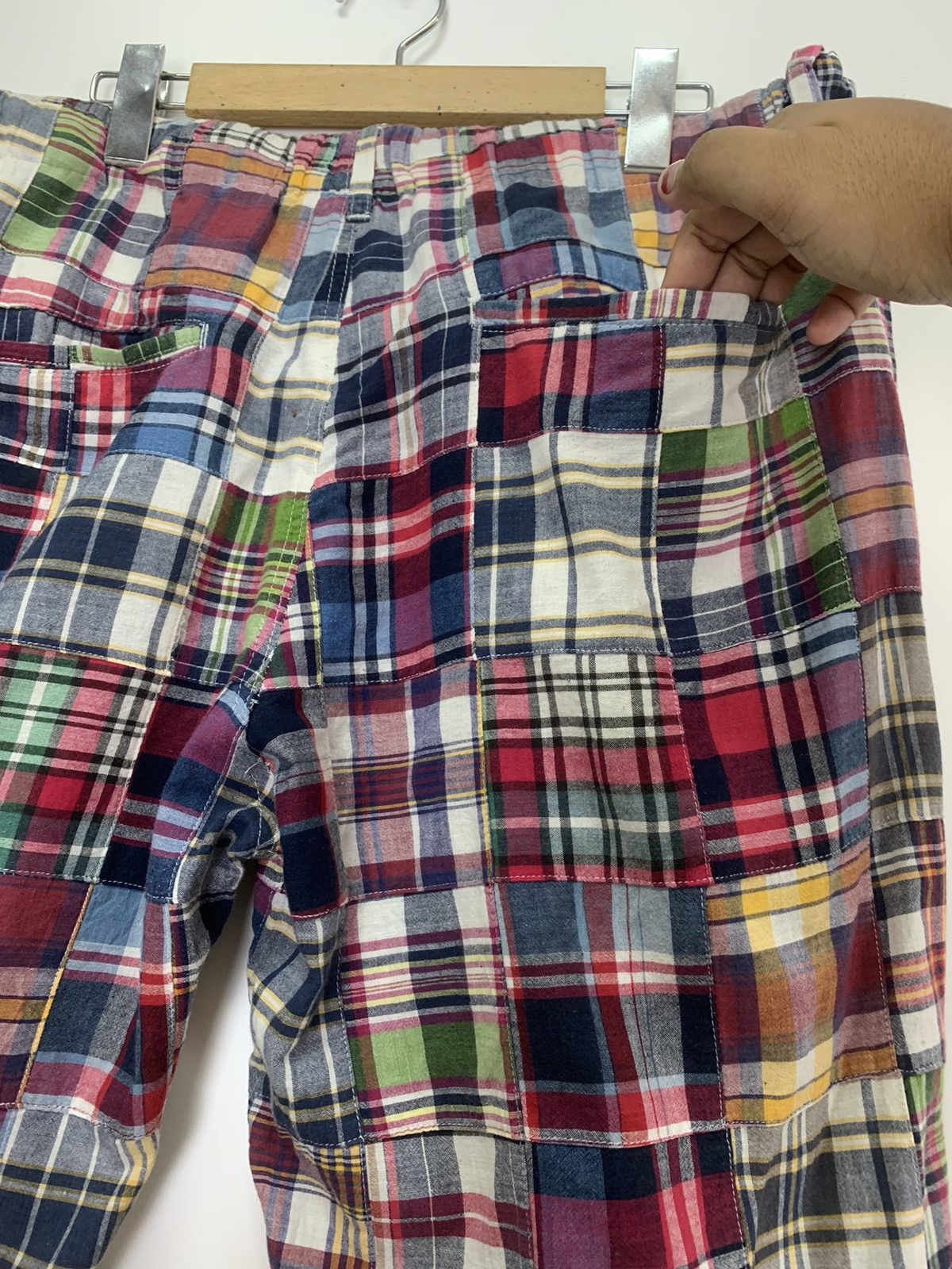 Japanese Brand × Vintage Thruxton patchwork crop pant Size US 34 / EU 50 - 10 Thumbnail