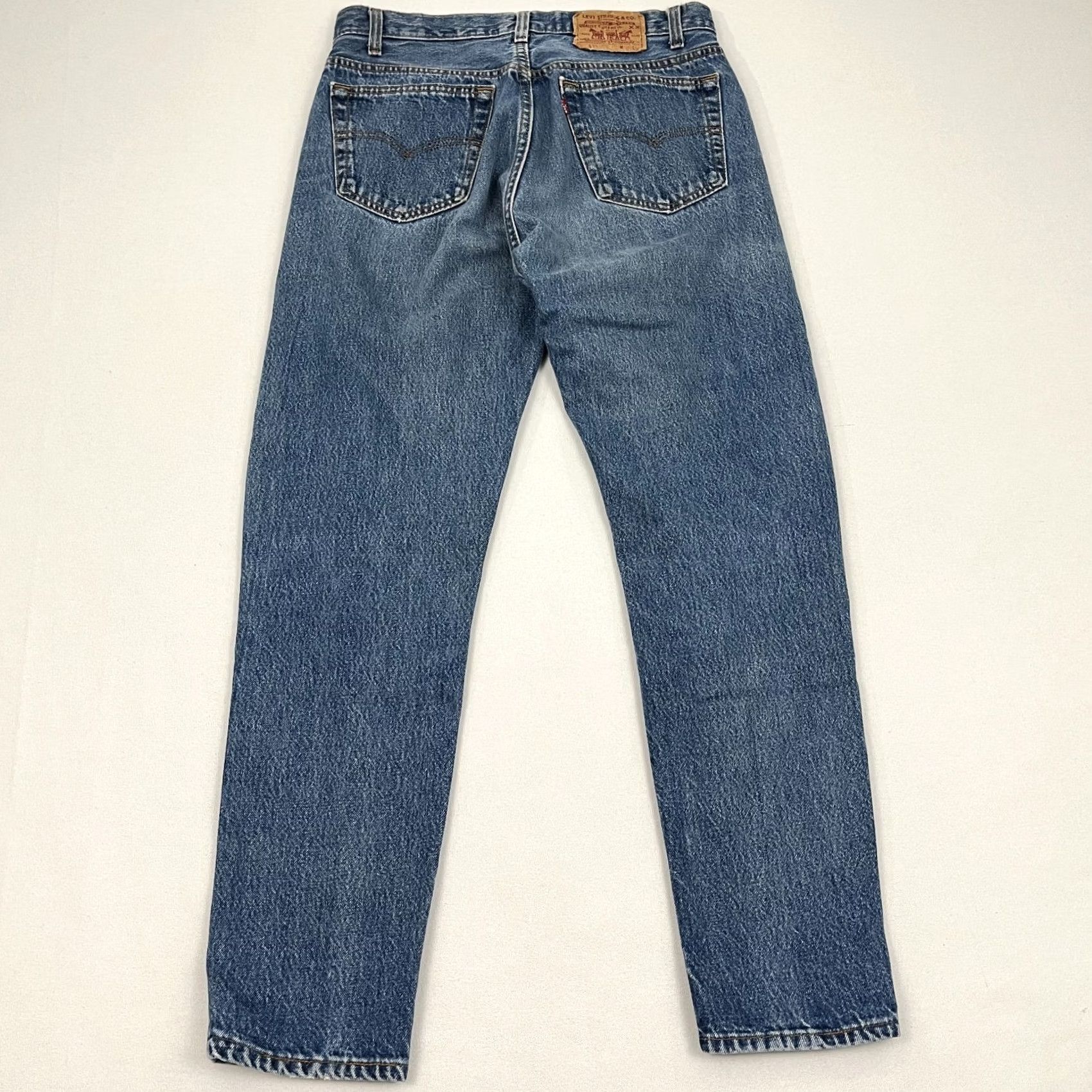 Levi's VINTAGE Levi's 501 Jeans Mens 33 x 29 Blue Denim Button Fly USA Made 1980s 80s Size US 33 - 4 Thumbnail