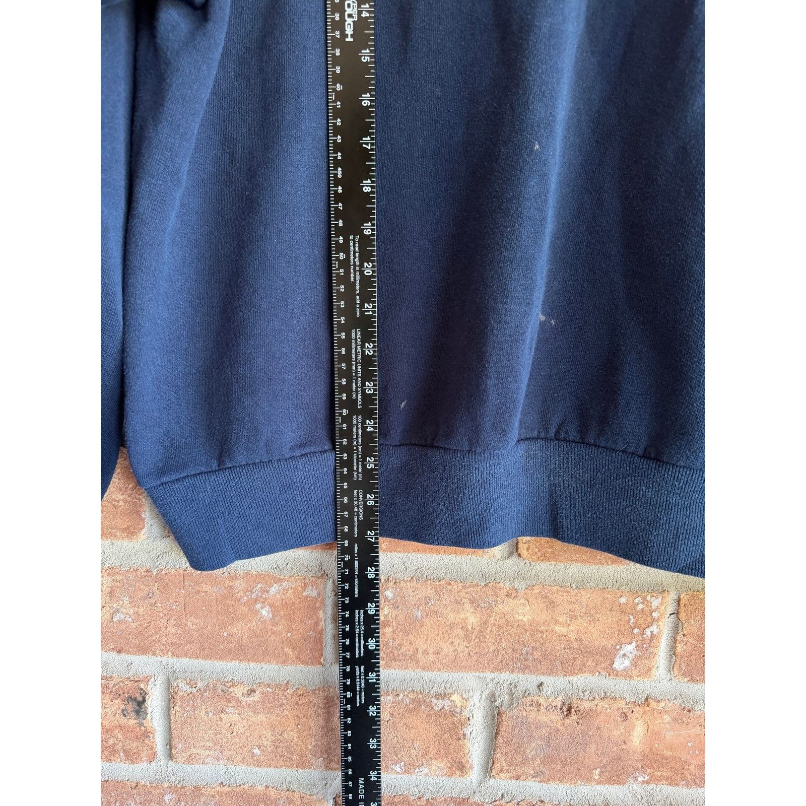 Jerzees Vintage Jerzees Navy Blank Crewneck USA Made 90s Size US L / EU 52-54 / 3 - 4 Thumbnail