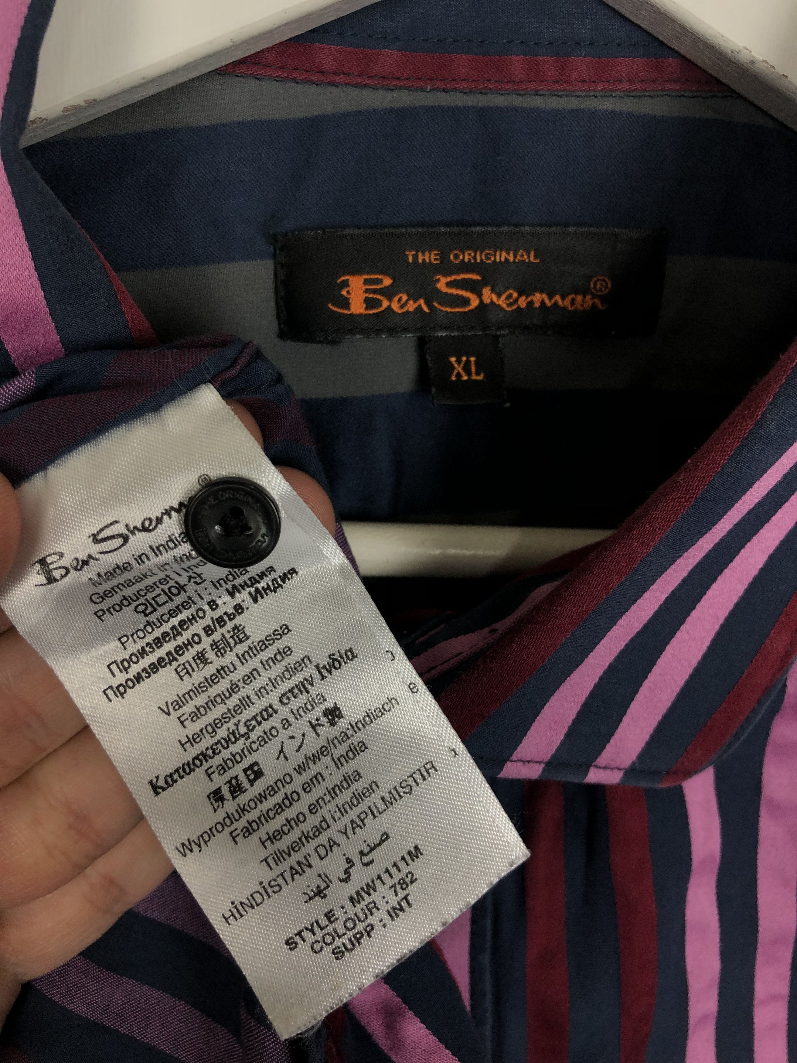 Ben Sherman Ben Sherman Striped Retro Shirt size XL Size US XL / EU 56 / 4 - 8 Thumbnail