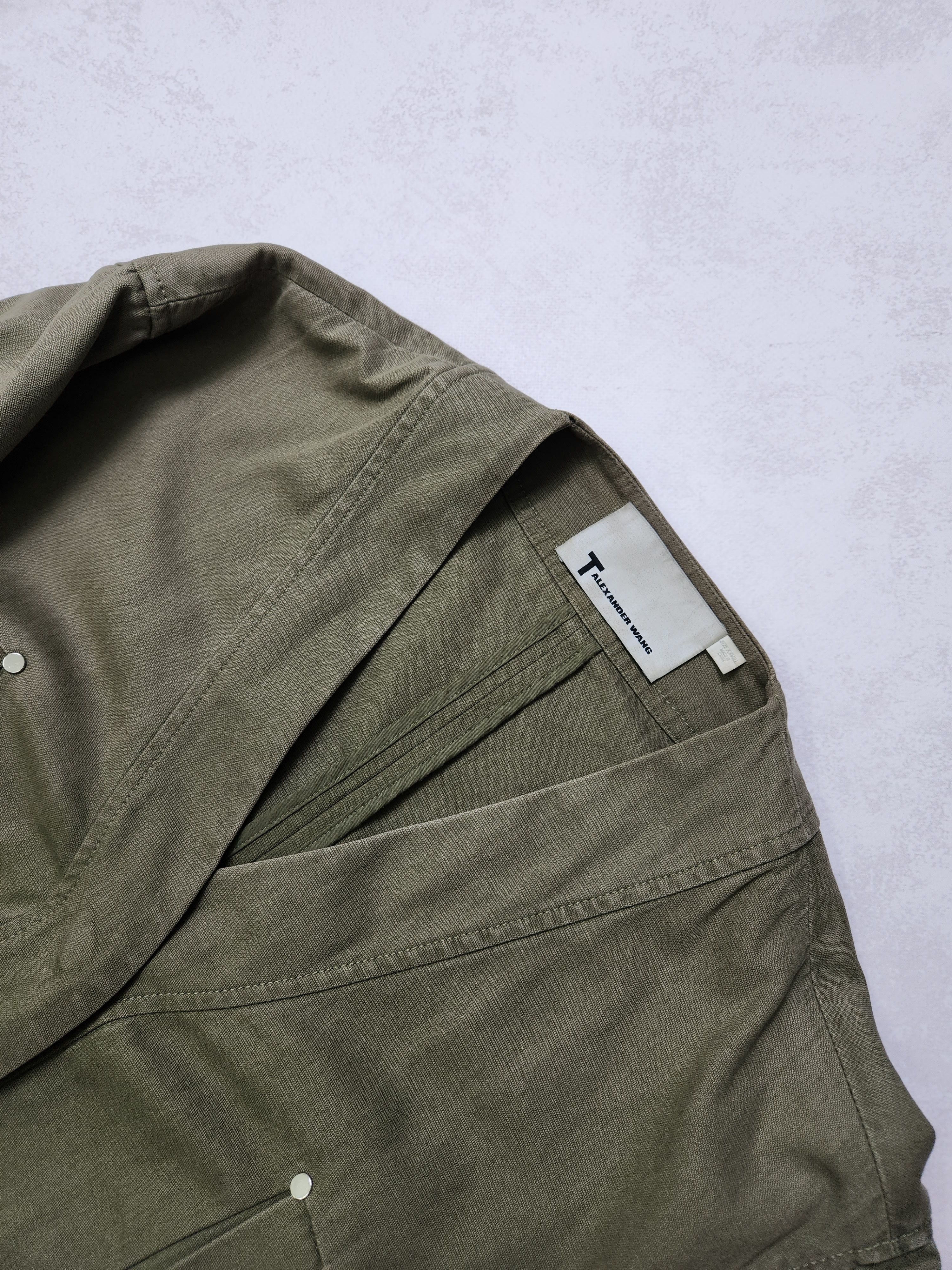 Alexander Wang Vintage T Alexander Wang khaki coat button ups Size XS / US 0-2 / IT 36-38 - 14 Thumbnail