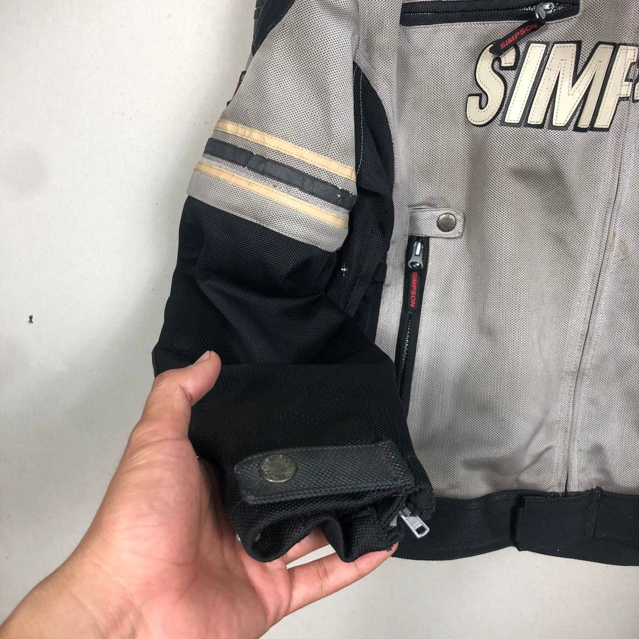 Sports Specialties × Vintage Vintage Simpson Mesh Riding Jacket Racing USA Padded Jacket Size US L / EU 52-54 / 3 - 7 Thumbnail