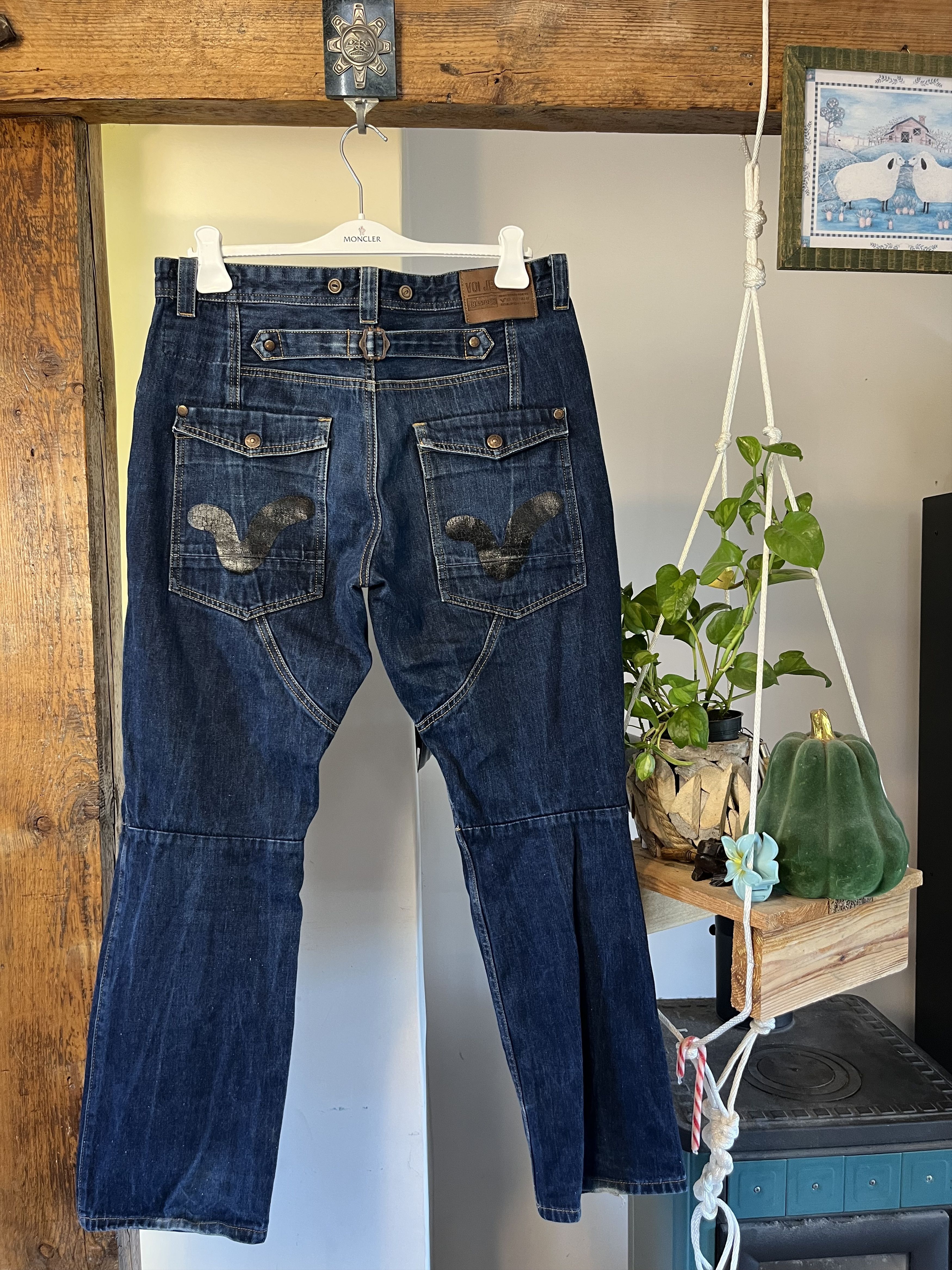 Voi Jeans Vintage VOl Jeans Distressed flared denim ed hardy style Size US 36 / EU 52 - 2 Thumbnail