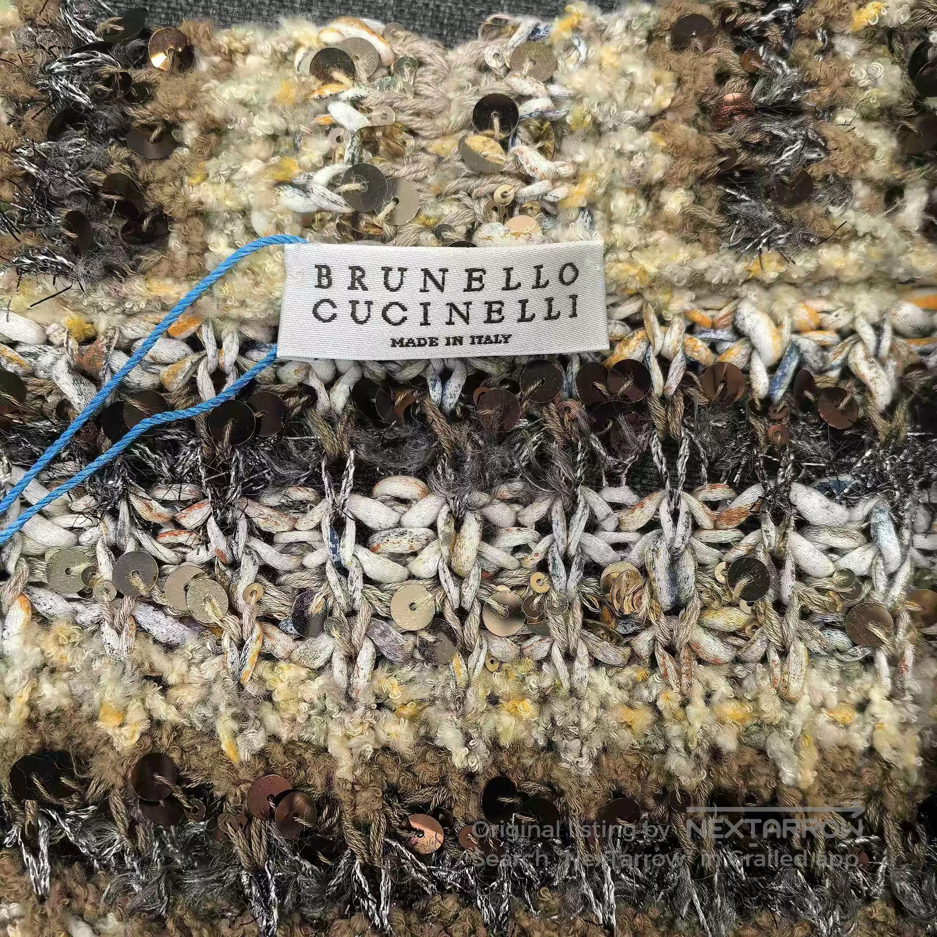 Brunello Cucinelli Brunello Cucinelli Gradient Scale Knit Cardigan. Size US XS / EU 42 / 0 - 4 Thumbnail