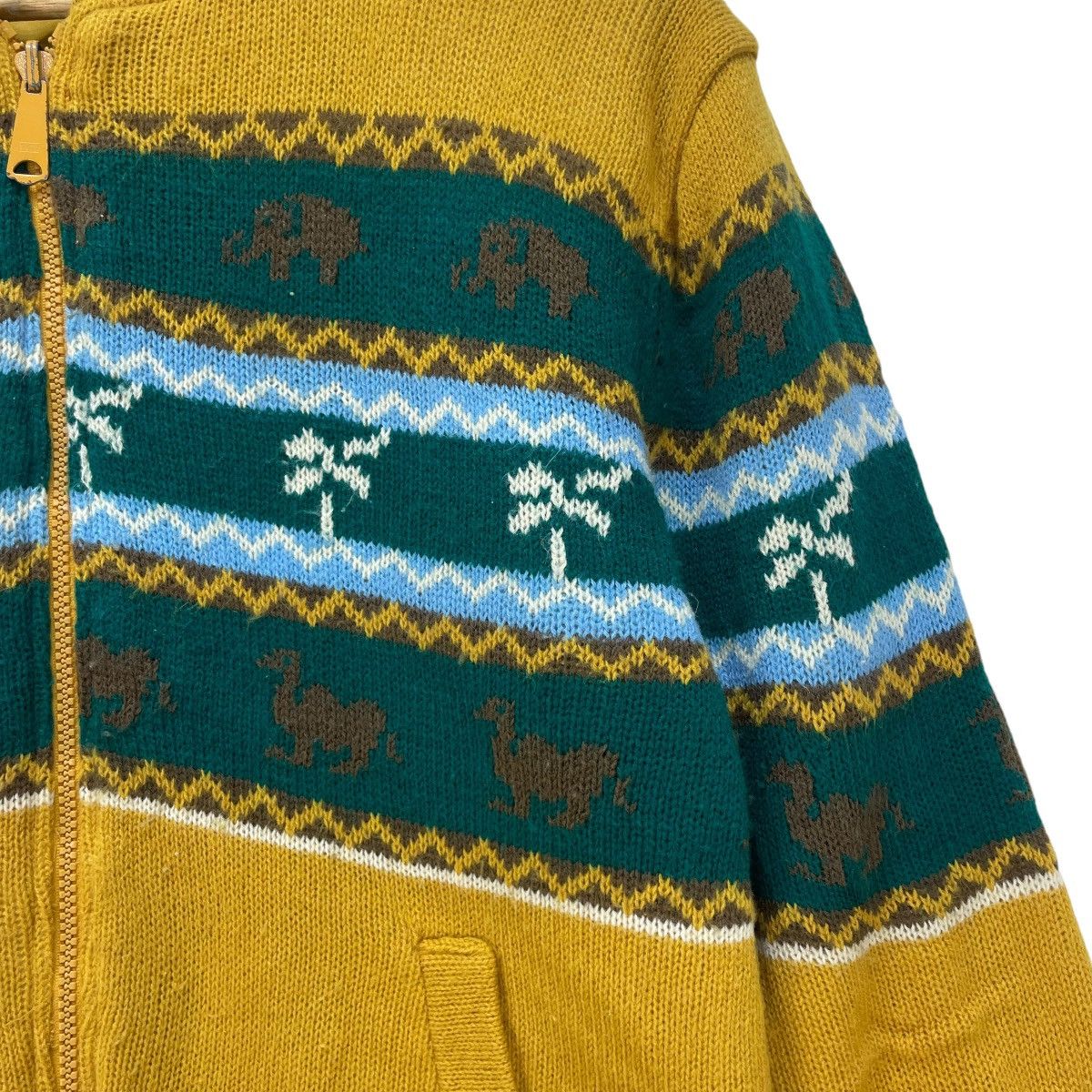 Native × Vintage Japanese Brand Reversible Native Knit Animal Jacket Size US M / EU 48-50 / 2 - 5 Thumbnail