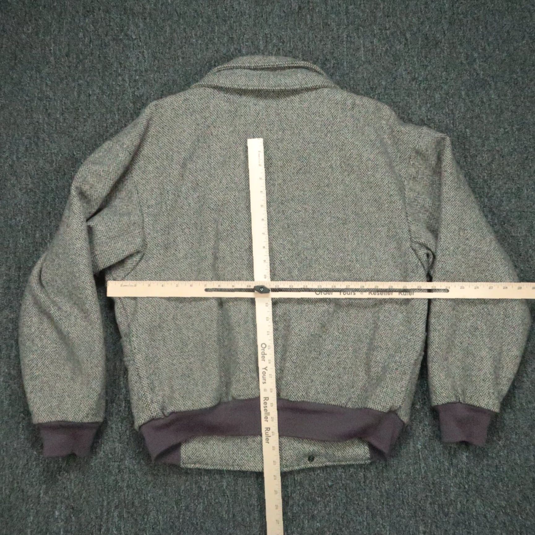 Eddie Bauer VINTAGE Eddie Bauer Jacket Mens Medium Gray Wool Full Zip Snap Thinsulate Size US M / EU 48-50 / 2 - 6 Thumbnail
