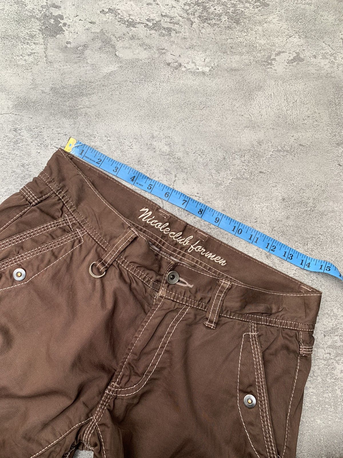Japanese Brand NICOLE CLUB FOR MEN flare cargo pants Size US 30 / EU 46 - 4 Thumbnail