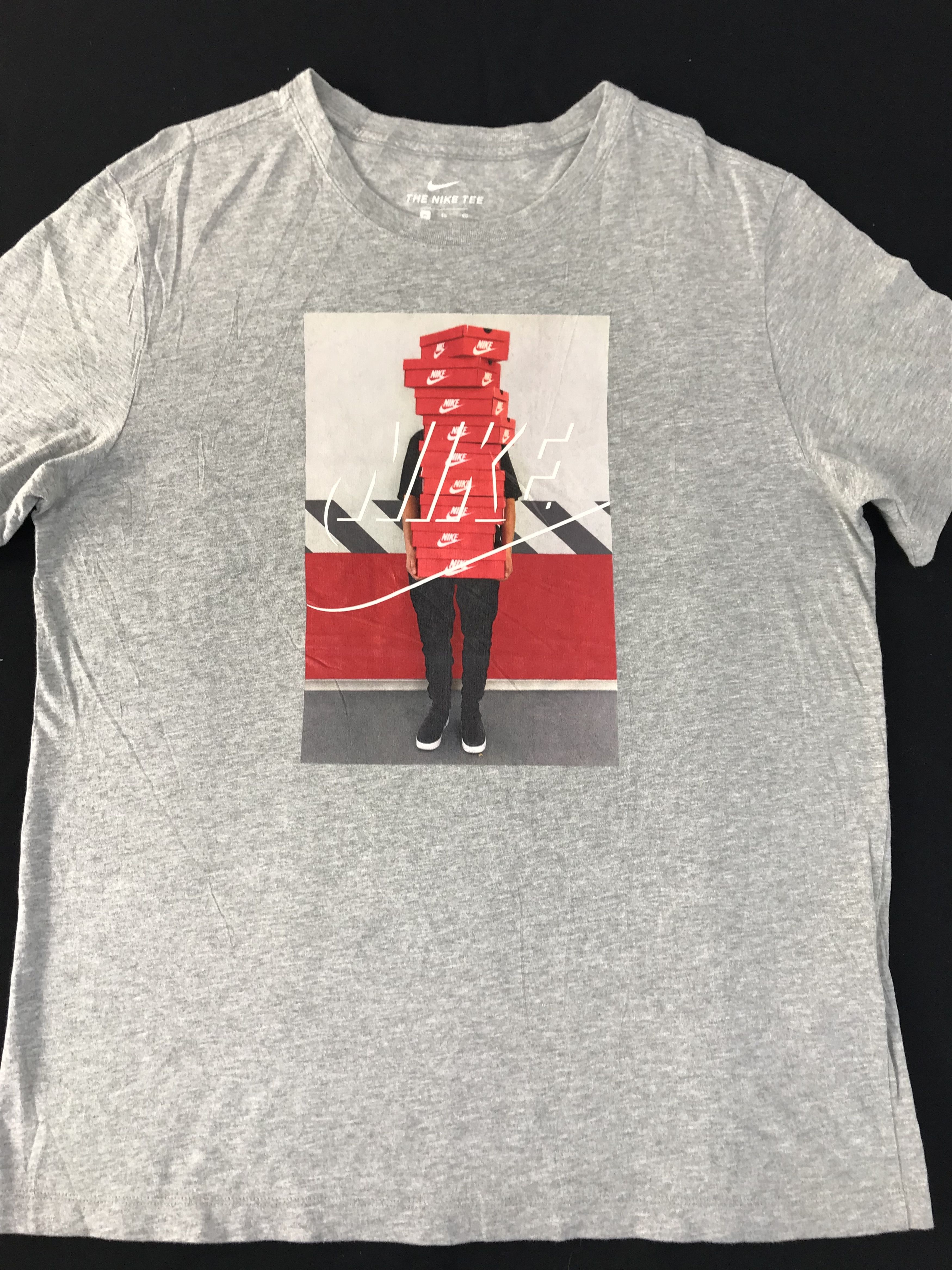 Nike Nike Dri Fit Full New Box Logo Design Tee T-shirt Size US XL / EU 56 / 4 - 3 Thumbnail