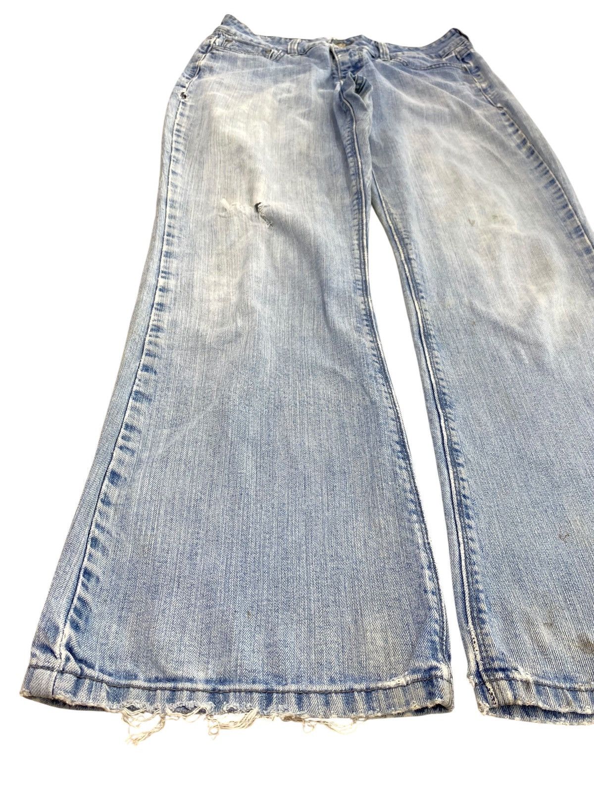 Levi's Vintage YTK Levi’s Hairy Leg Flare Soft Jeans Size US 31 - 5 Thumbnail