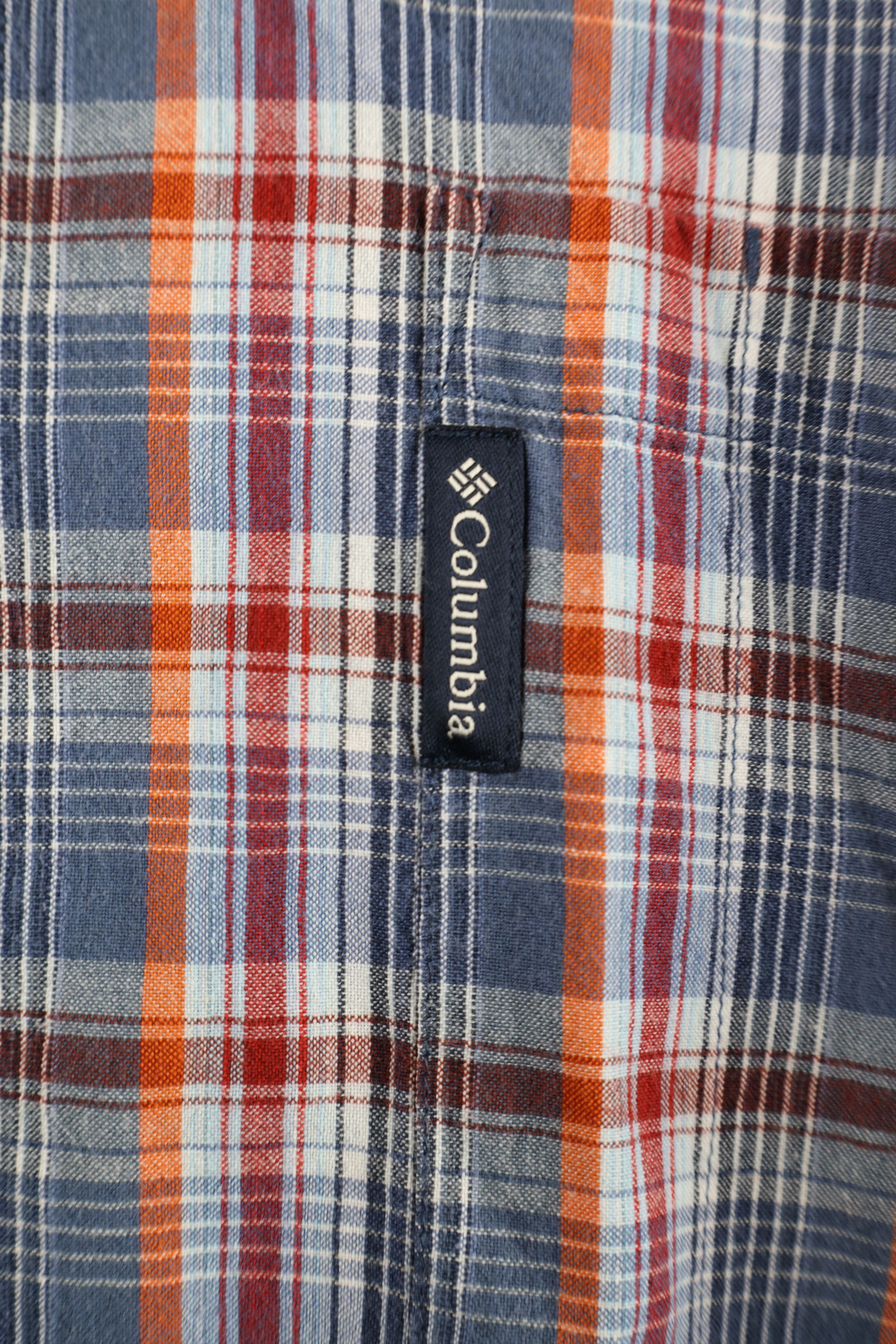 Columbia × Vintage Vintage Columbia Rainbow Plaid Collared Button Down Shirt Size US XL / EU 56 / 4 - 4 Thumbnail