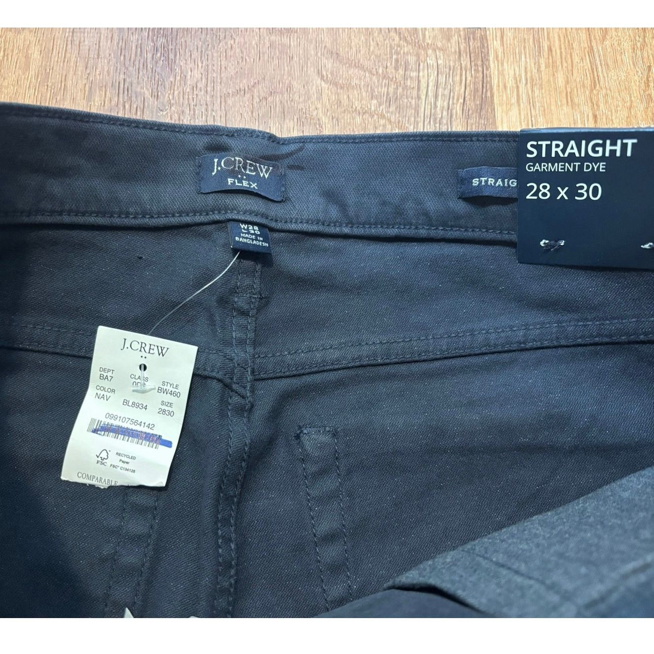 J.Crew NWT J.Crew Straight Fit Five Pocket Pant In Navy Size 28x30 Size US 28 / EU 44 - 5 Thumbnail