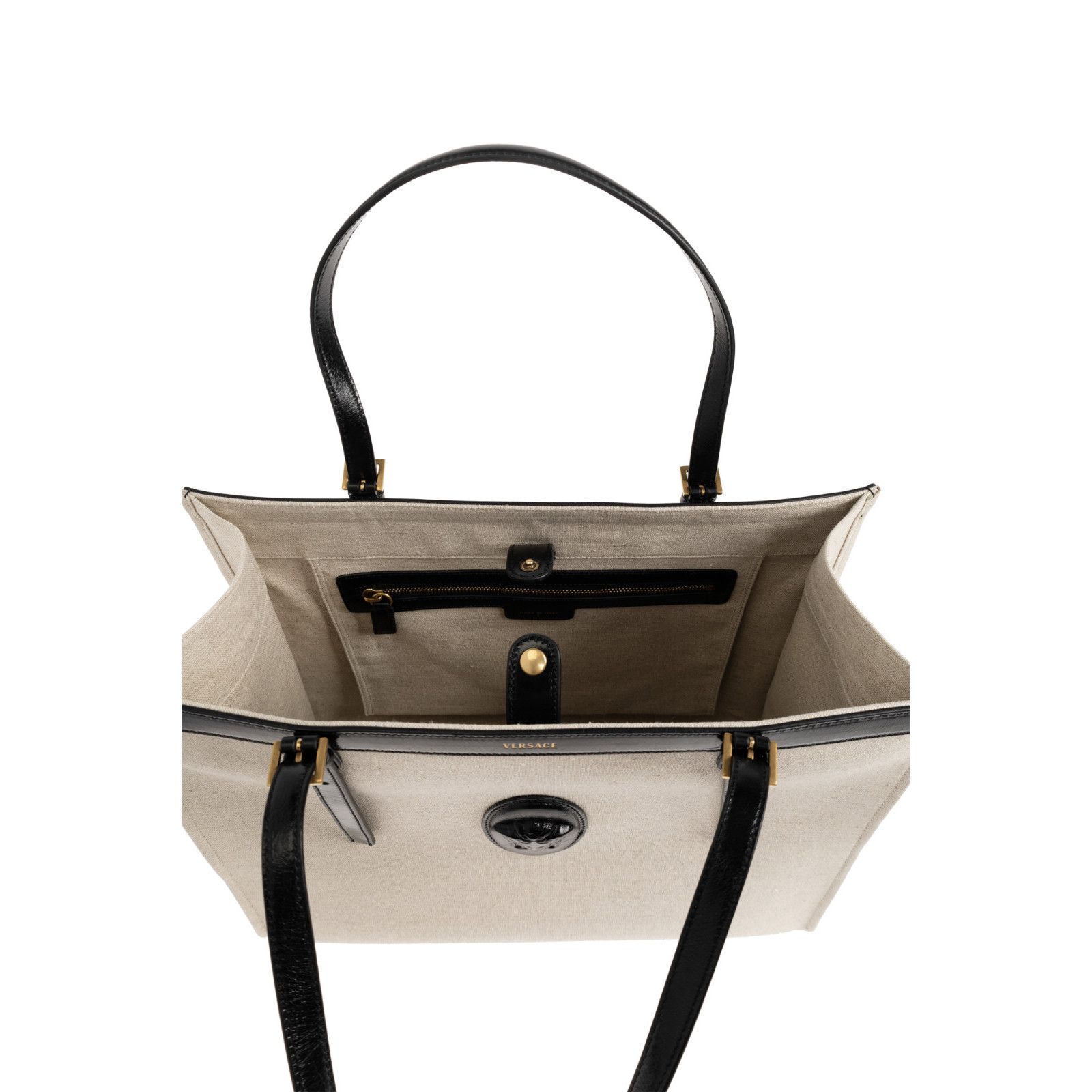 Versace VERSACE Medusa Large Gray Shopper Shoulder Bag New & Authent Size ONE SIZE - 4 Thumbnail