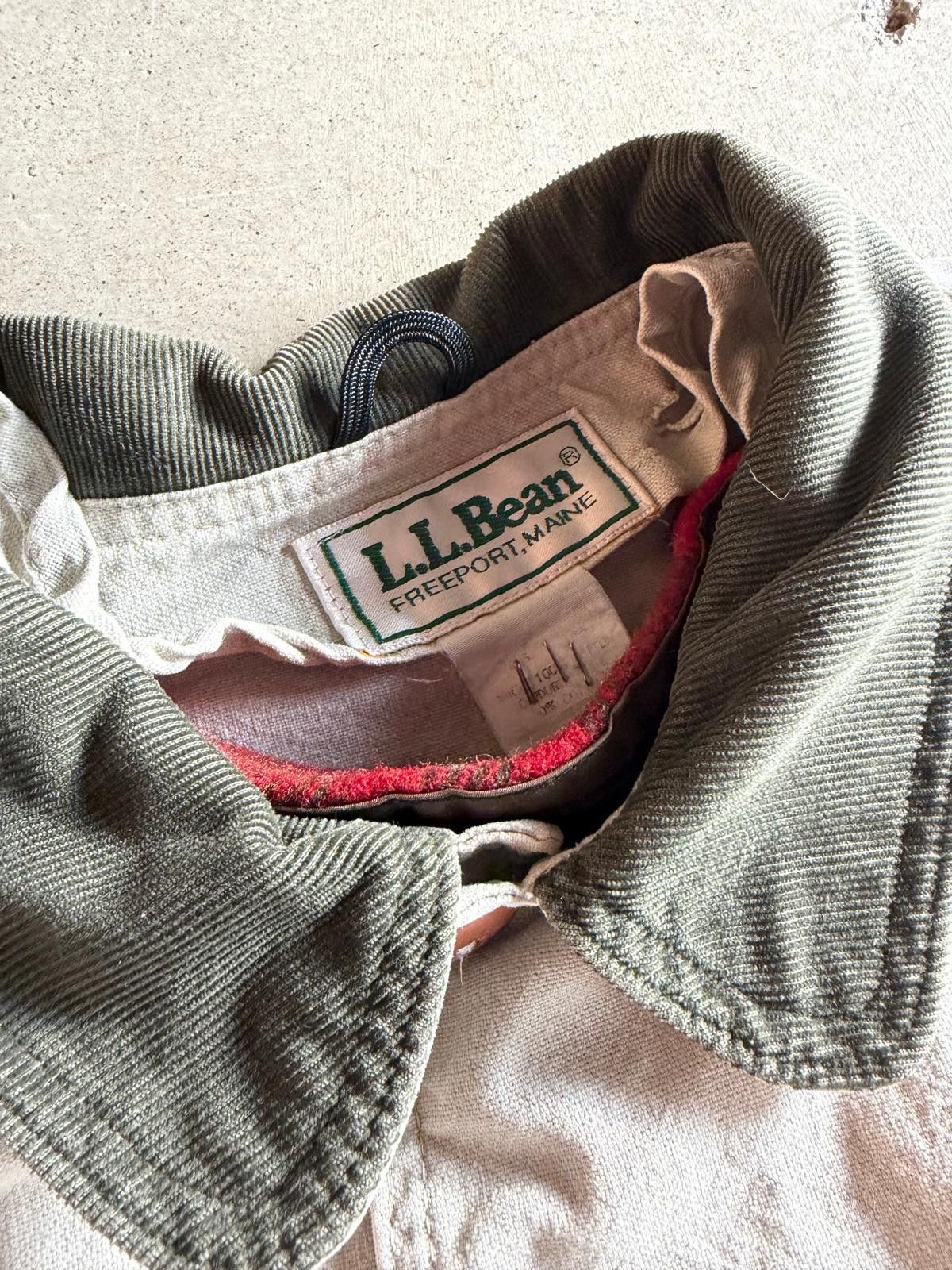L.L. Bean VTG LL Bean Tan Canvas Trench Jacket Sz XL/2XL Size US XL / EU 56 / 4 - 4 Thumbnail