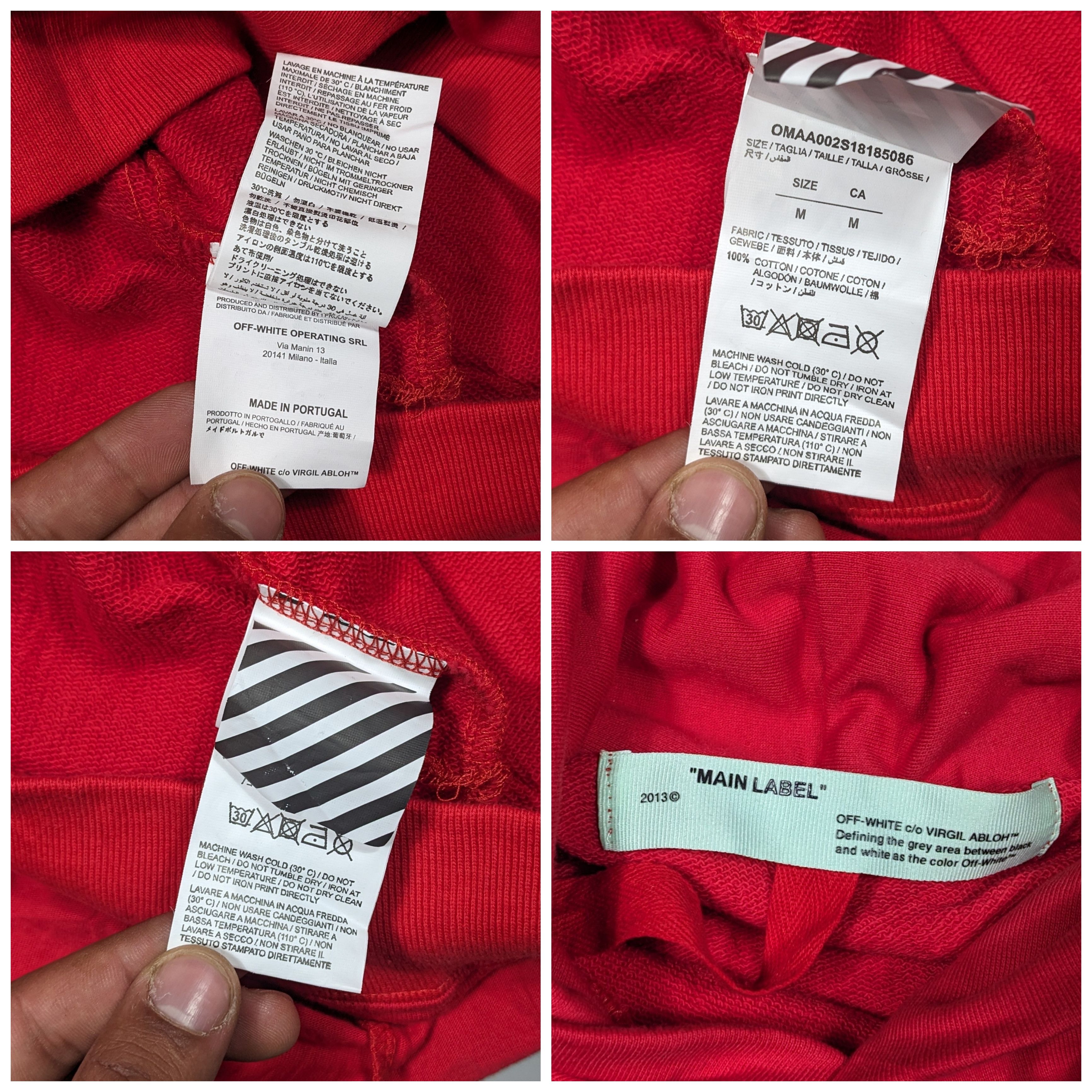 Off-White × Virgil Abloh Off-White Business Casual hoodie FW19 Size US M / EU 48-50 / 2 - 7 Thumbnail
