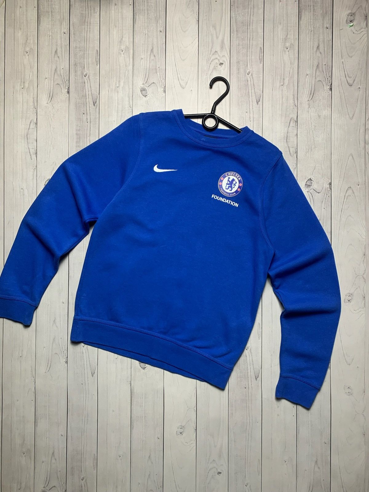 Chelsea Soccer × Nike Vintage Nike Chelsea soccer sweatshirt logo blue Size US S / EU 44-46 / 1 - 1 Thumbnail